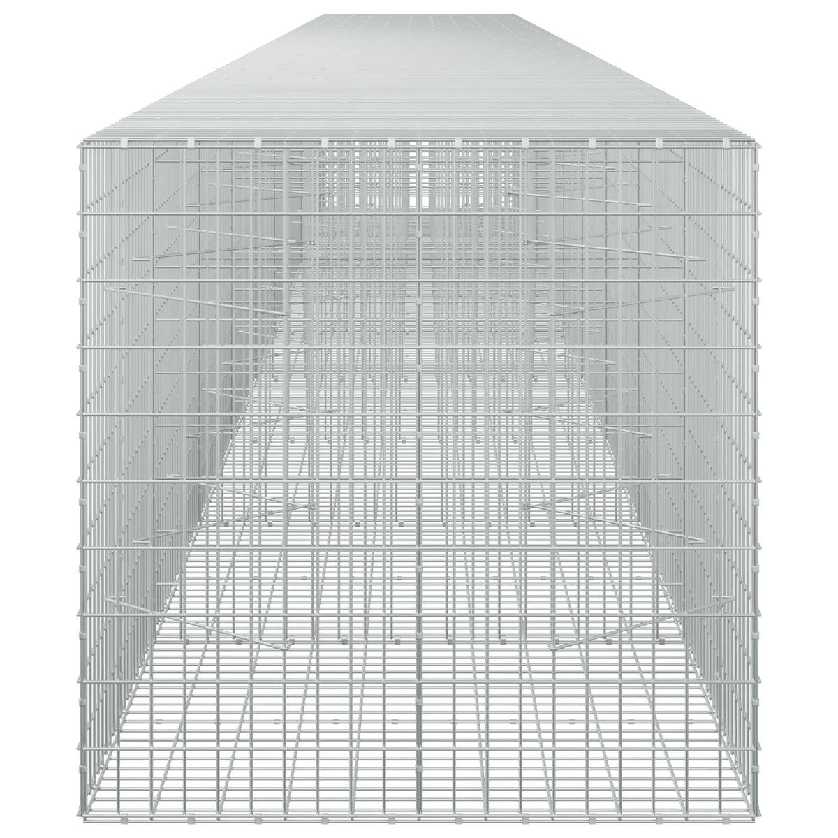 Gabion s žicom debljine 3,5 mm i mrežom 5x10 cm 950x100x100 cm