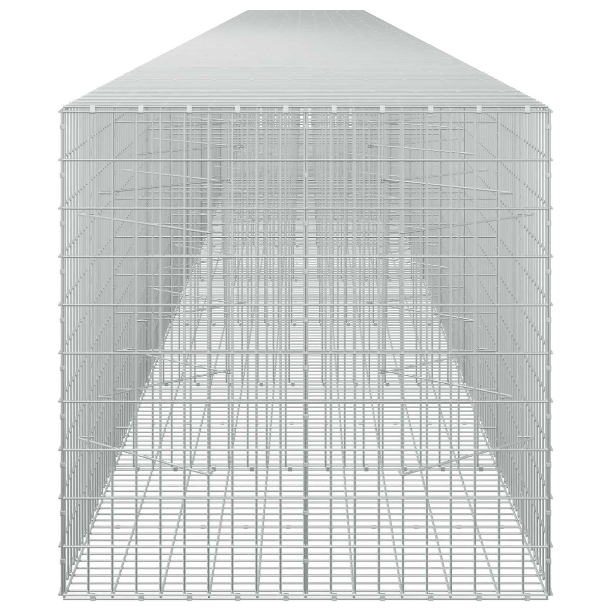 Gabion s žicom debljine 3,5 mm i mrežom 5x10 cm 1200x100x100 cm