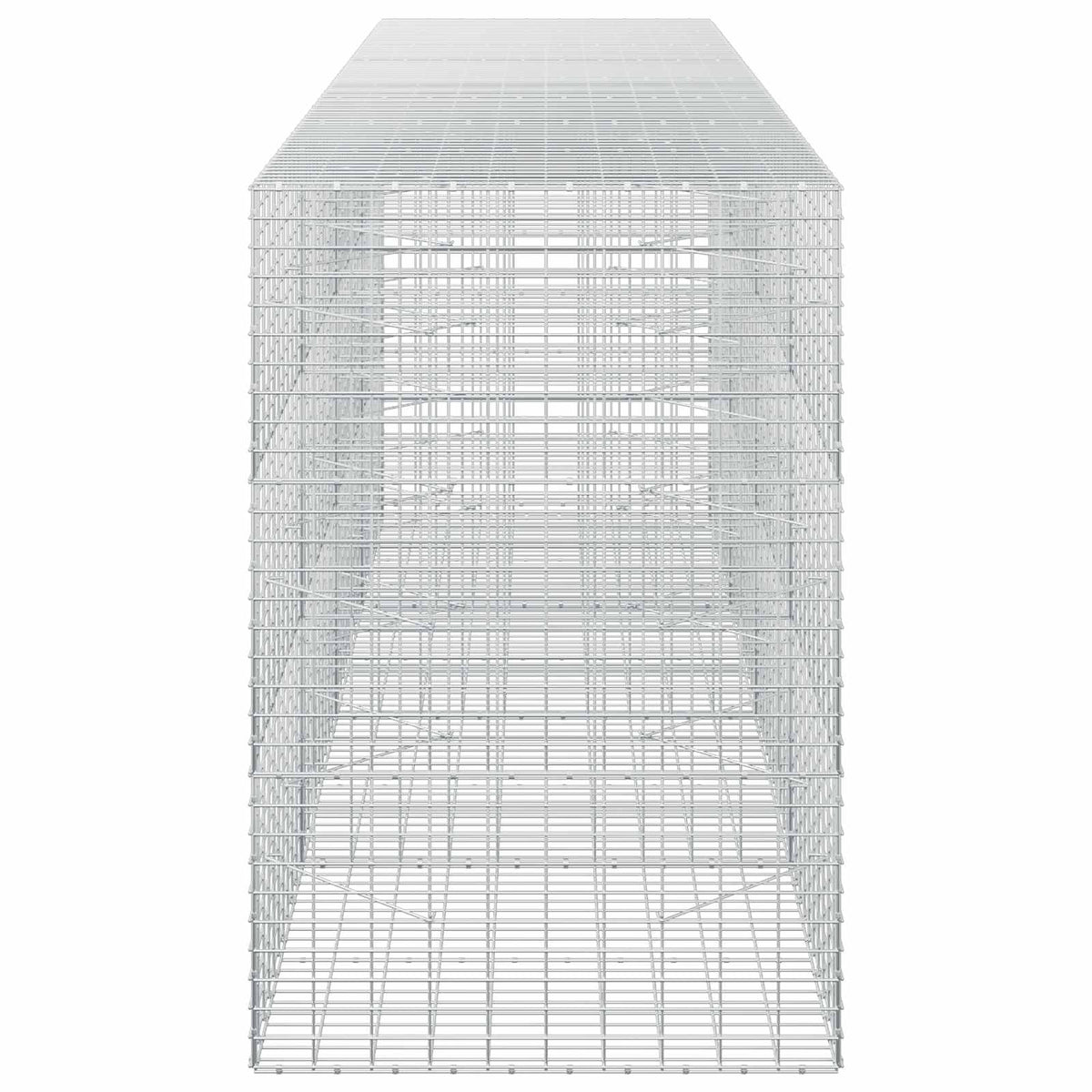Gabion s žicom debljine 3,5 mm i mrežom 5x10 cm 400x100x150 cm