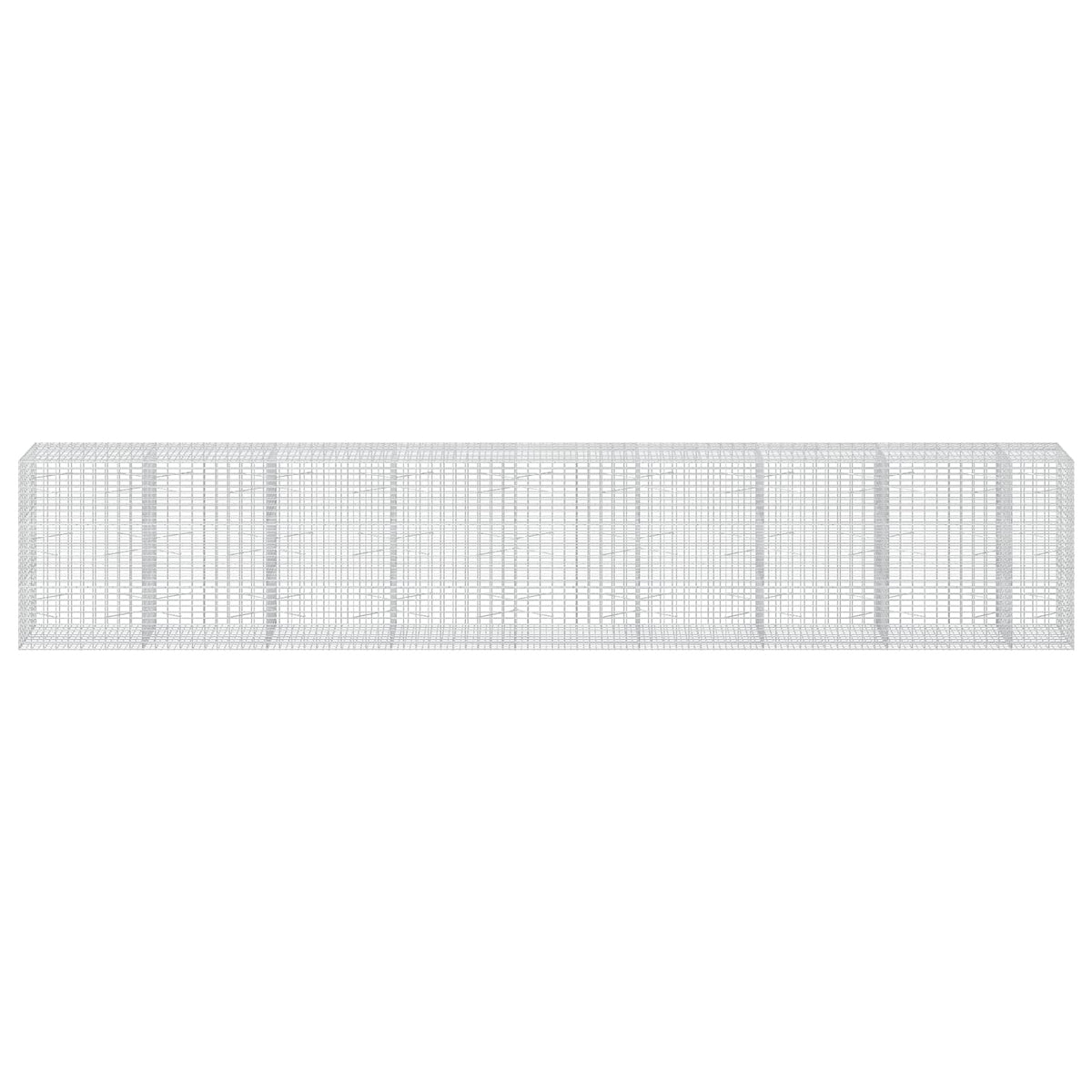 Gabion s žicom debljine 3,5 mm i mrežom 5x10 cm 850x100x150 cm