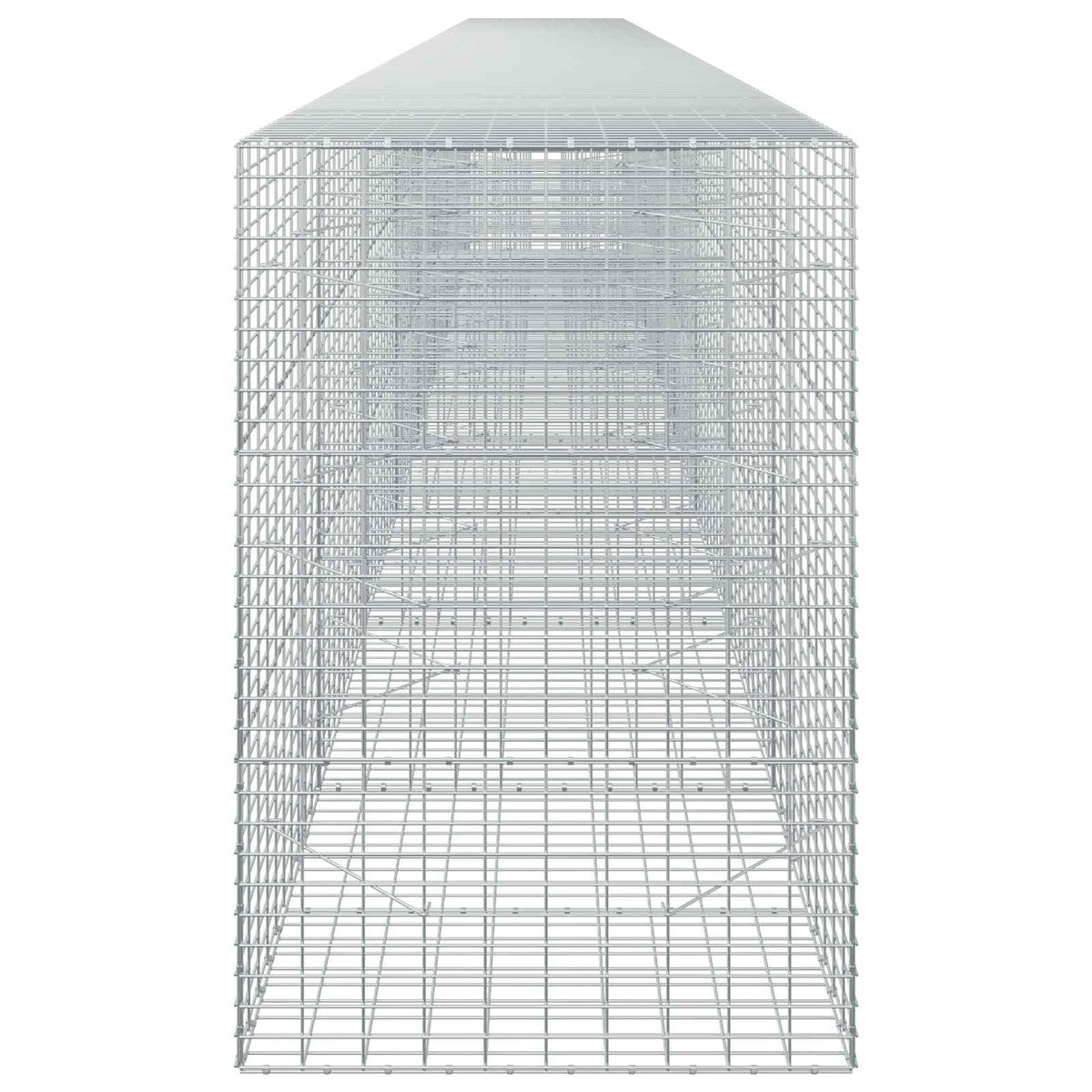 Gabion s žicom debljine 3,5 mm i mrežom 5x10 cm 850x100x150 cm