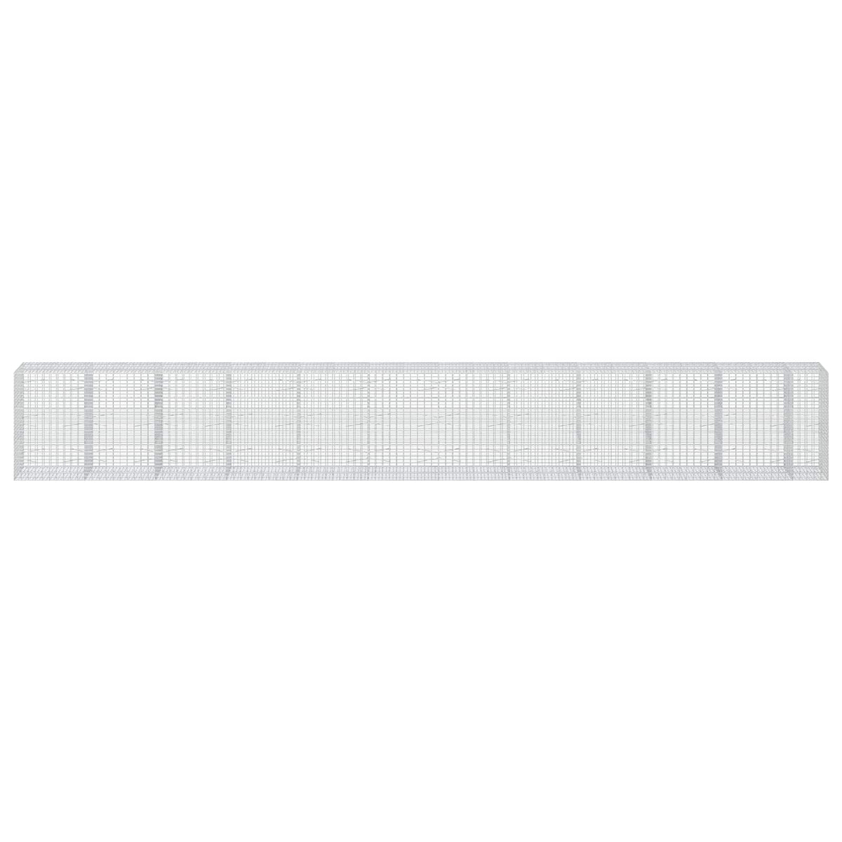 Gabion s žicom debljine 3,5 mm i mrežom 5x10 cm 1150x100x150 cm