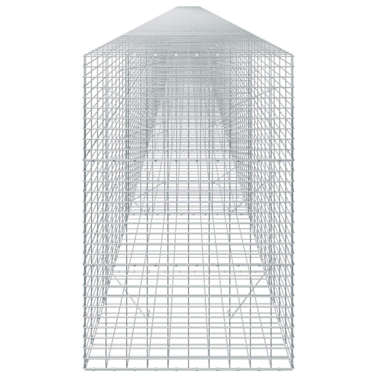 Gabion s žicom debljine 3,5 mm i mrežom 5x10 cm 1150x100x150 cm