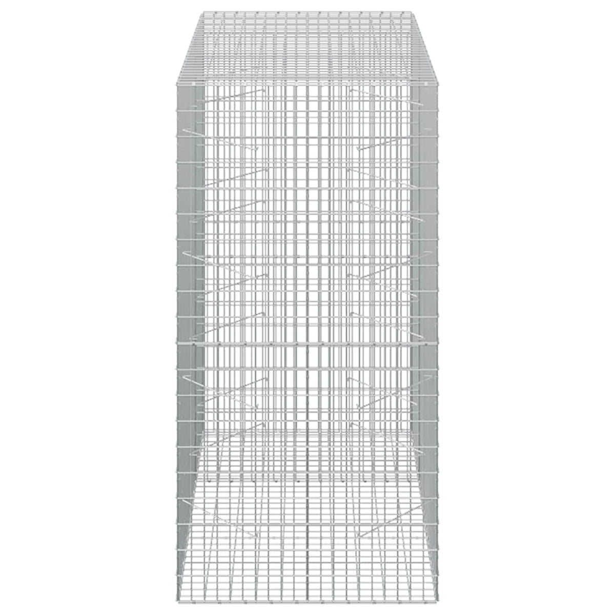 Gabion s žicom debljine 3,5 mm i mrežom 5x10 cm 150x100x200 cm