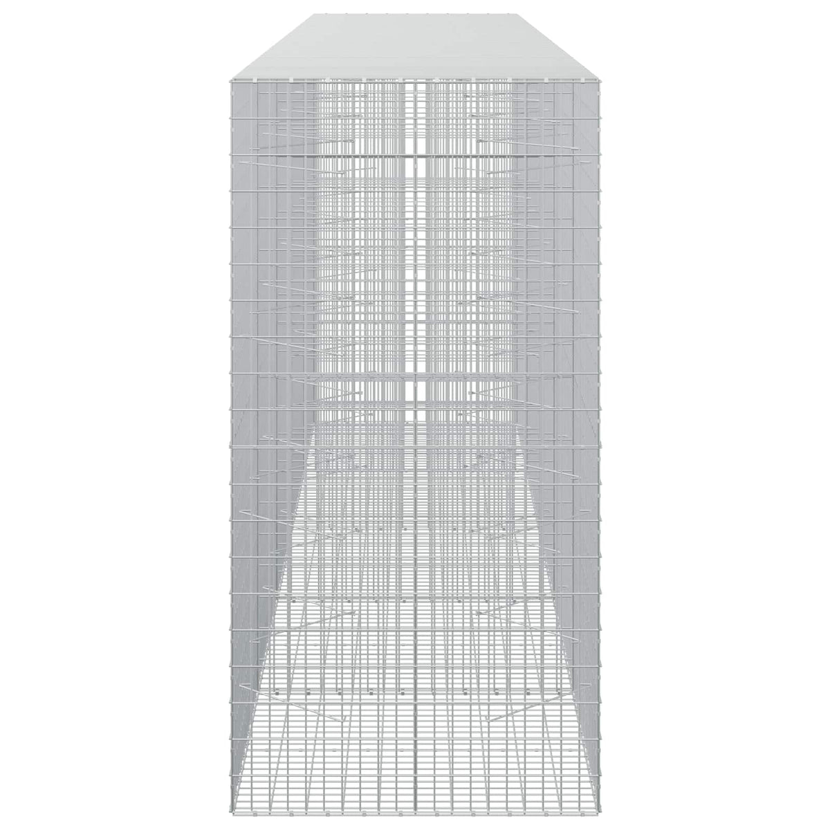 Gabion s žicom debljine 3,5 mm i mrežom 5x10 cm 500x100x200 cm