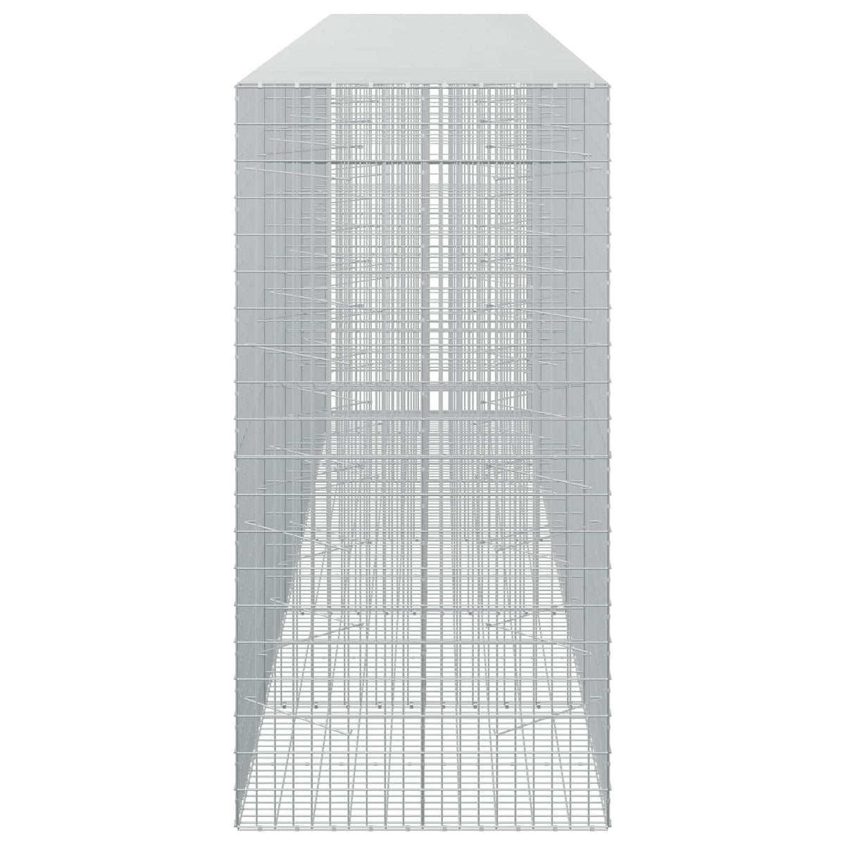 Gabion s žicom debljine 3,5 mm i mrežom 5x10 cm 550x100x200 cm