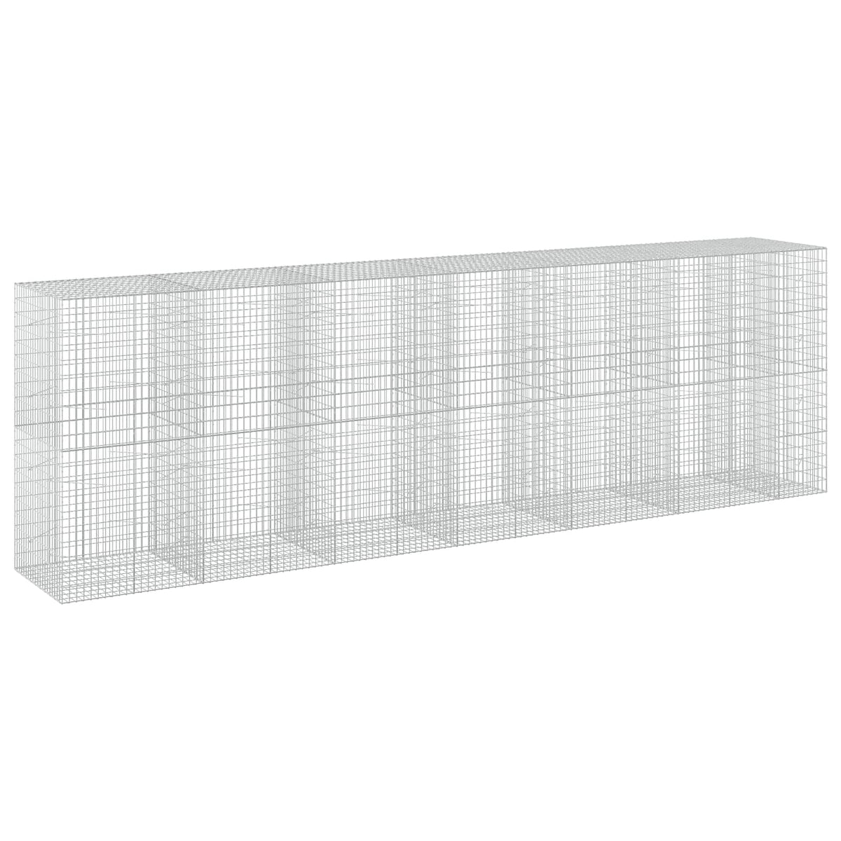 Gabion s žicom debljine 3,5 mm i mrežom 5x10 cm 650x100x200 cm