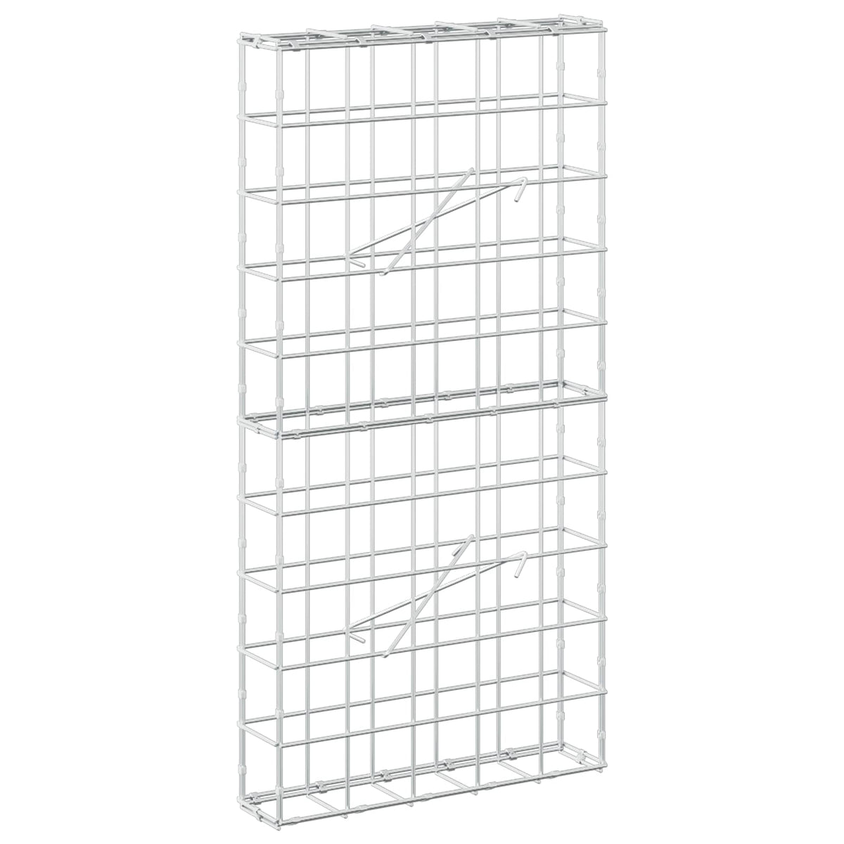 Gabion s žicom debljine 3,5 mm i mrežom 10x10 cm 50x10x100 cm