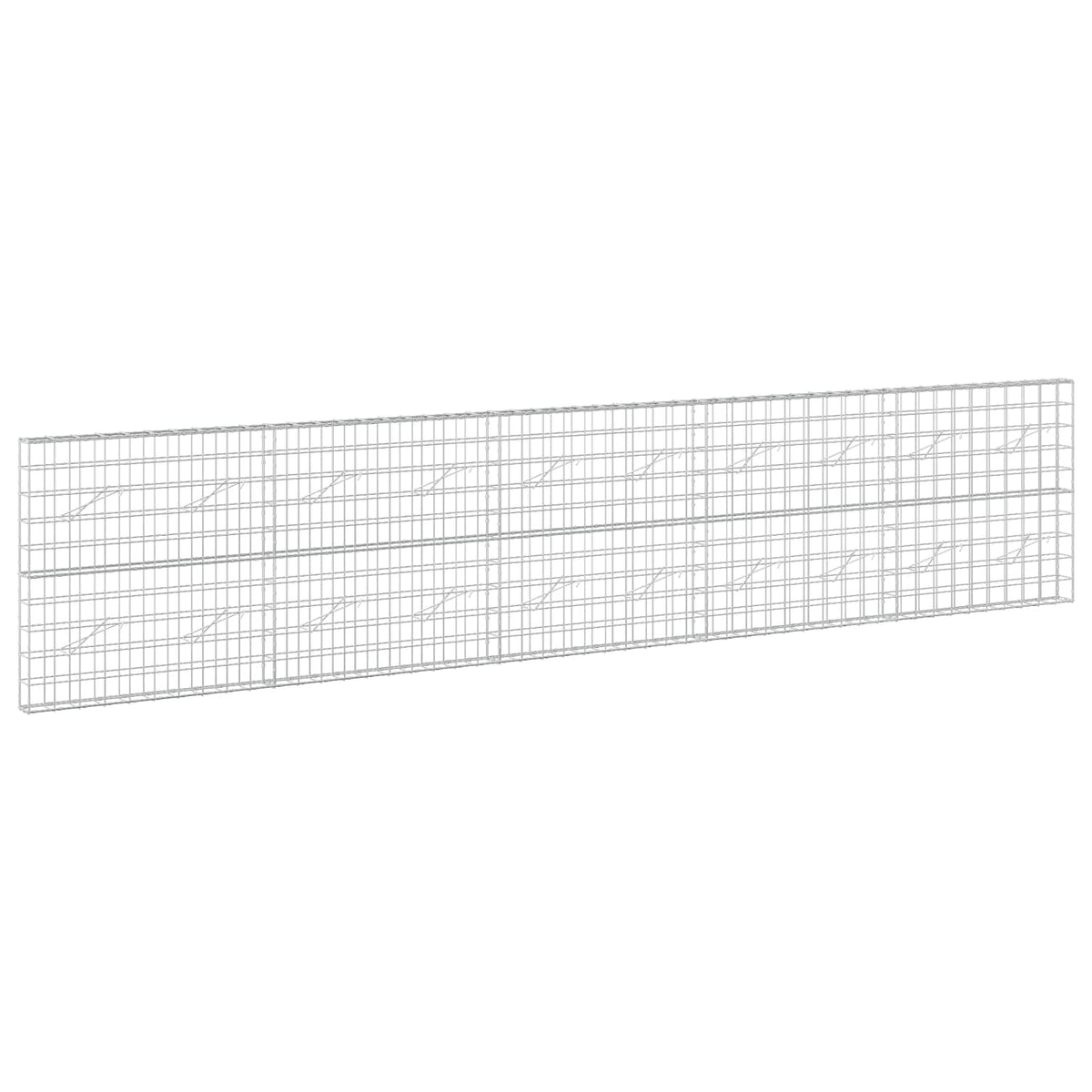 Gabion s žicom debljine 3,5 mm i mrežom 10x10 cm 500x10x100 cm