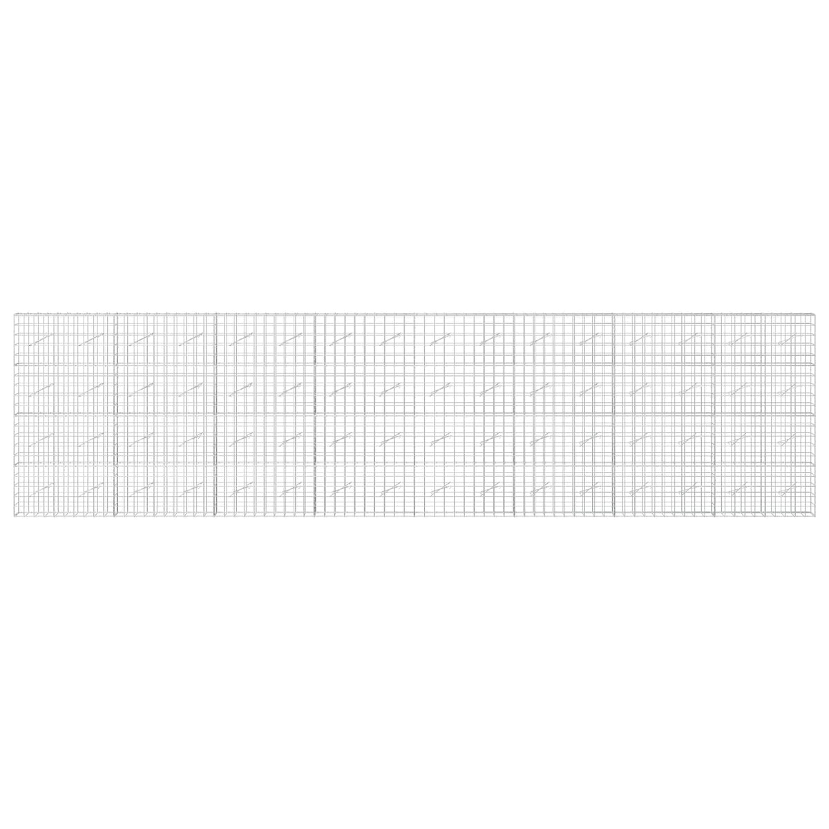 Gabion s žicom debljine 3,5 mm i mrežom 10x10 cm 800x10x200 cm