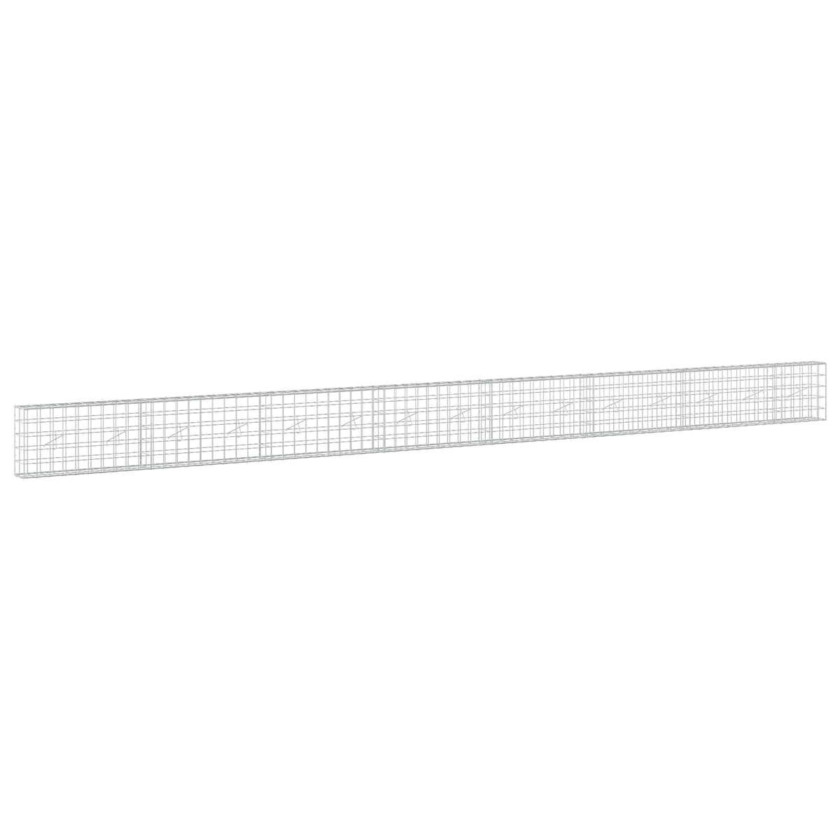Gabion s žicom debljine 3,5 mm i mrežom 10x10 cm 750x20x50 cm