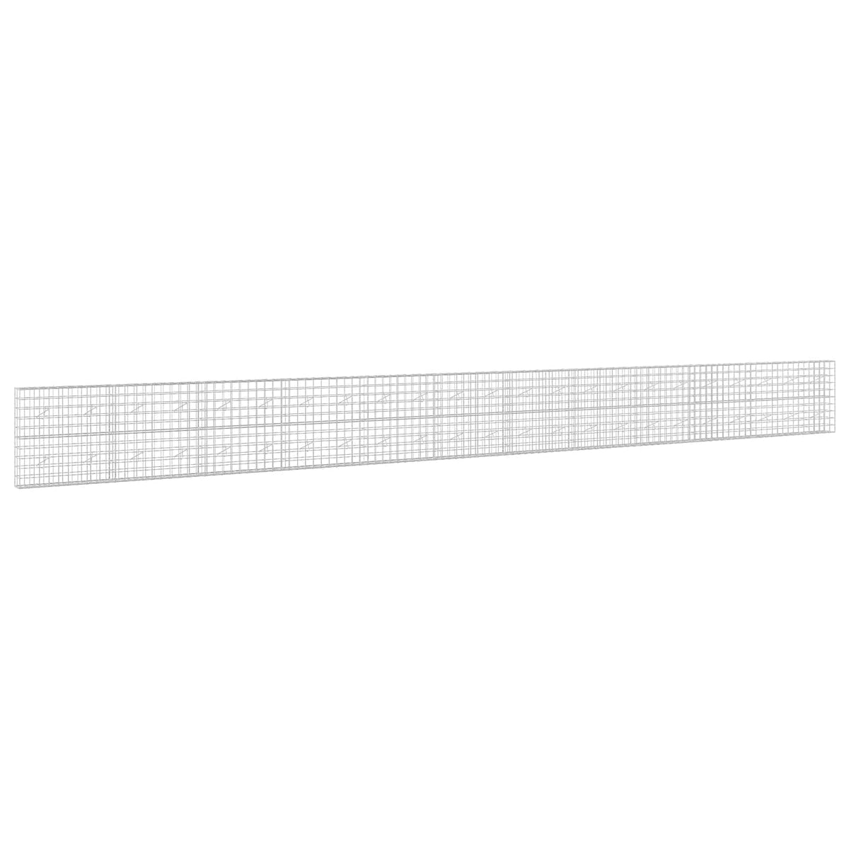 Gabion s žicom debljine 3,5 mm i mrežom 10x10 cm 1150x20x100 cm