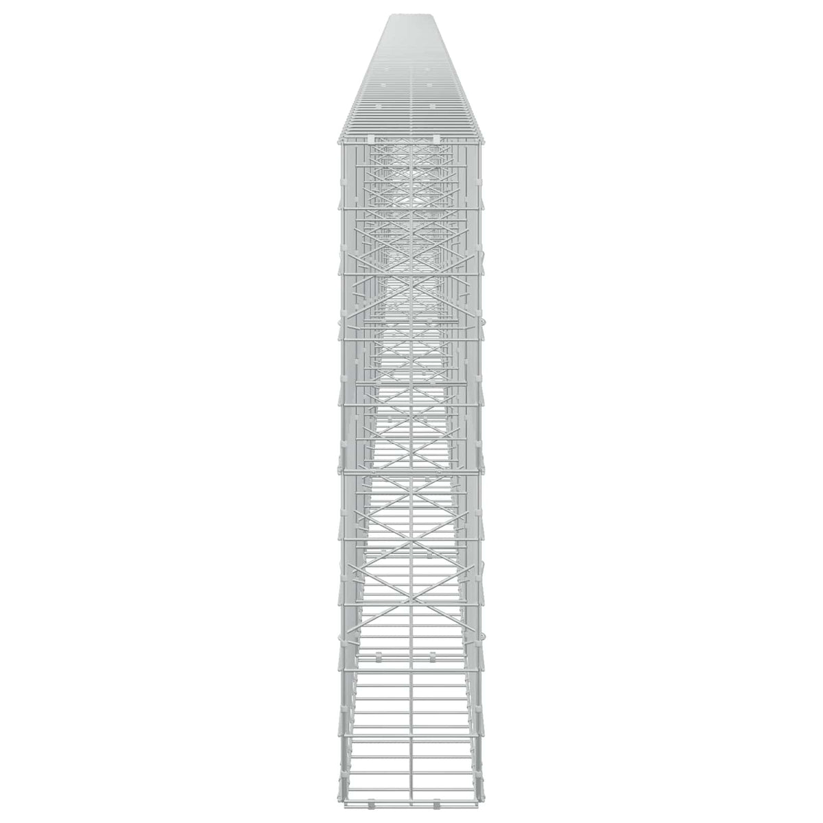 Gabion s žicom debljine 3,5 mm i mrežom 10x10 cm 1150x20x100 cm