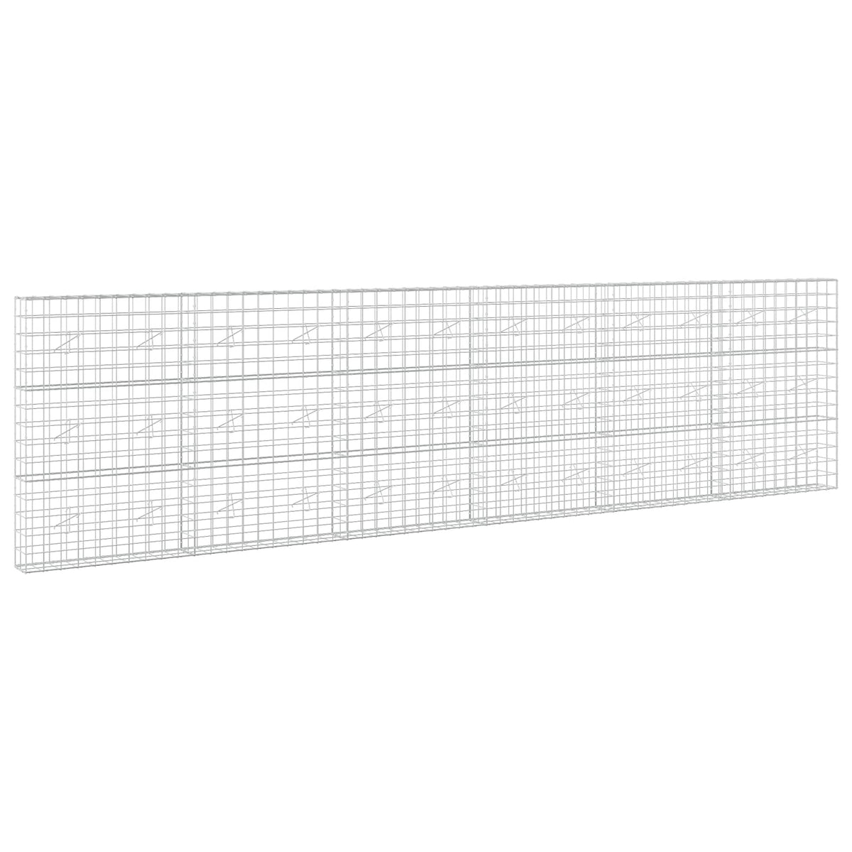 Gabion s žicom debljine 3,5 mm i mrežom 10x10 cm 600x20x150 cm