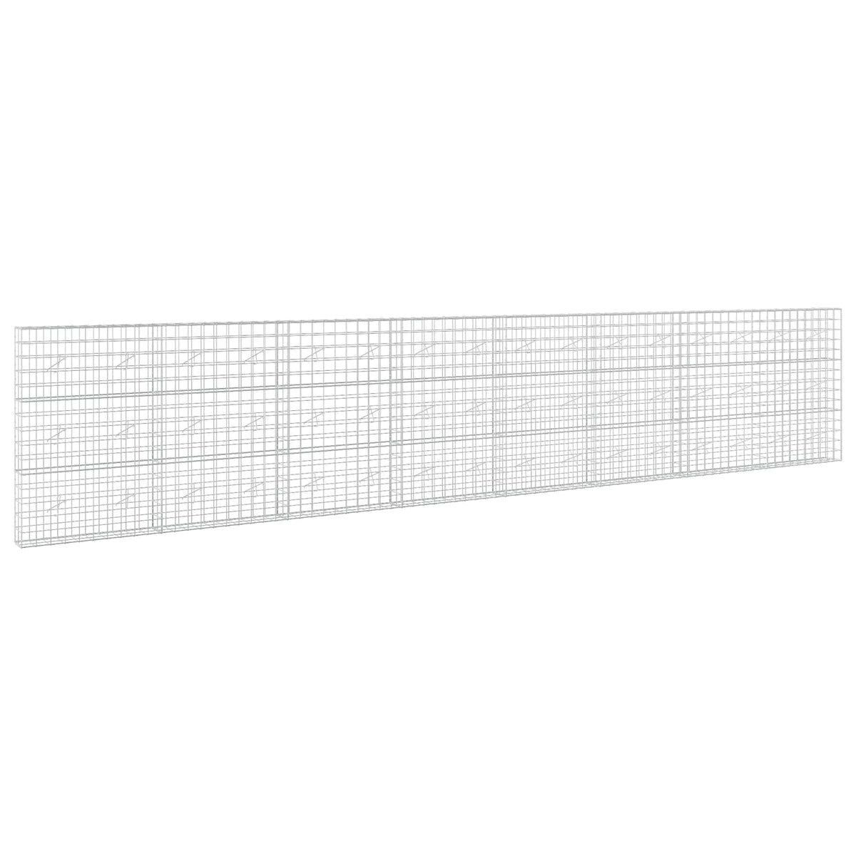 Gabion s žicom debljine 3,5 mm i mrežom 10x10 cm 800x20x150 cm