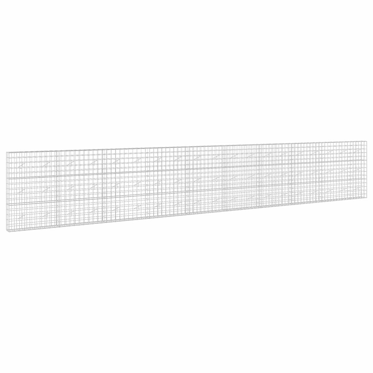 Gabion s žicom debljine 3,5 mm i mrežom 10x10 cm 950x20x150 cm