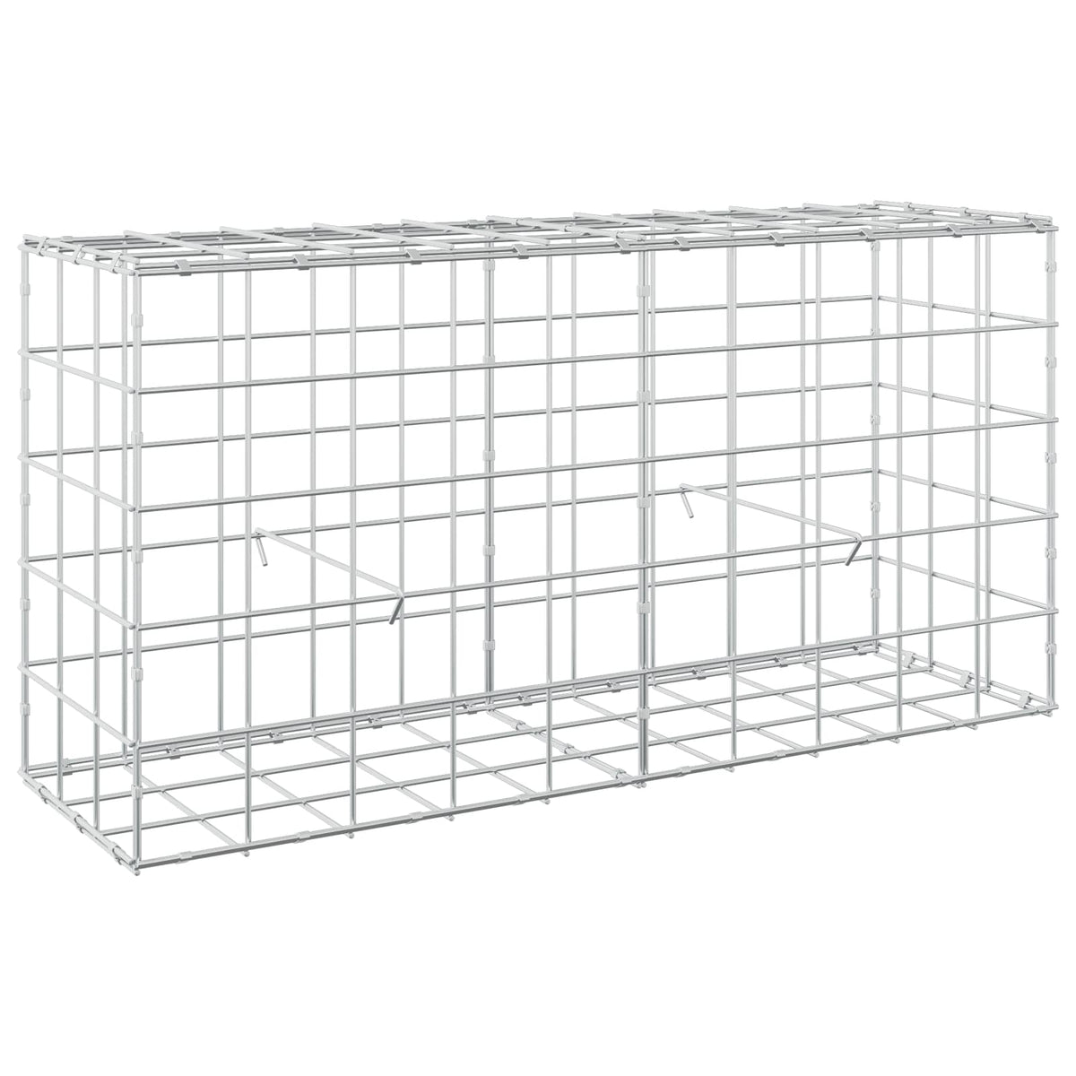 Gabion s žicom debljine 3,5 mm i mrežom 10x10 cm 100x30x50 cm