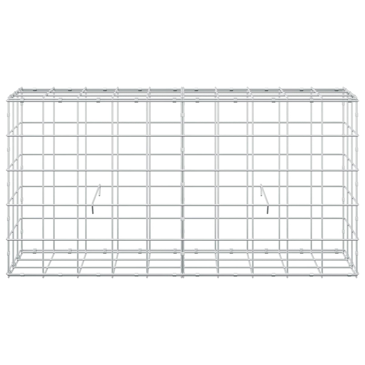 Gabion s žicom debljine 3,5 mm i mrežom 10x10 cm 100x30x50 cm