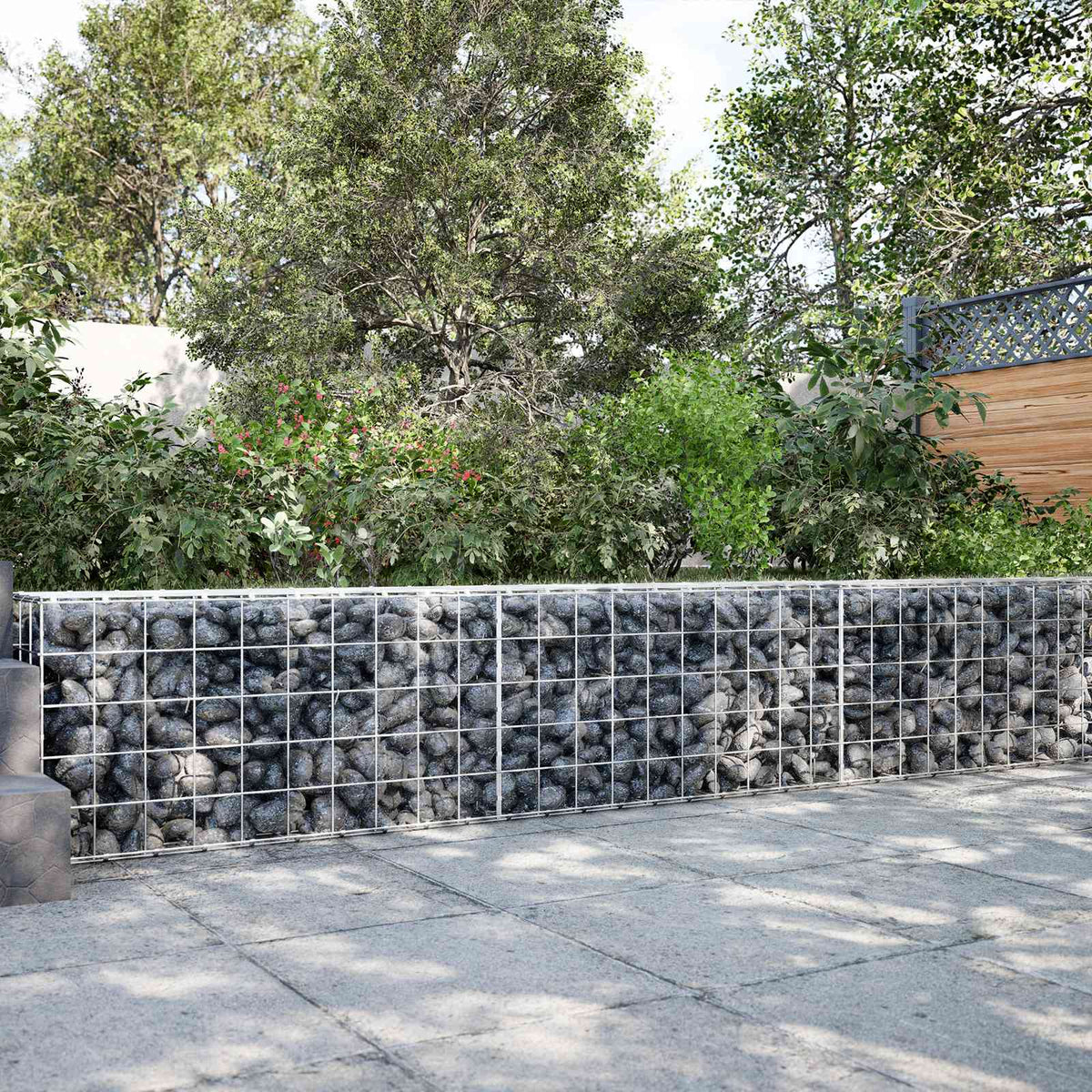 Gabion s žicom debljine 3,5 mm i mrežom 10x10 cm 250x30x50 cm