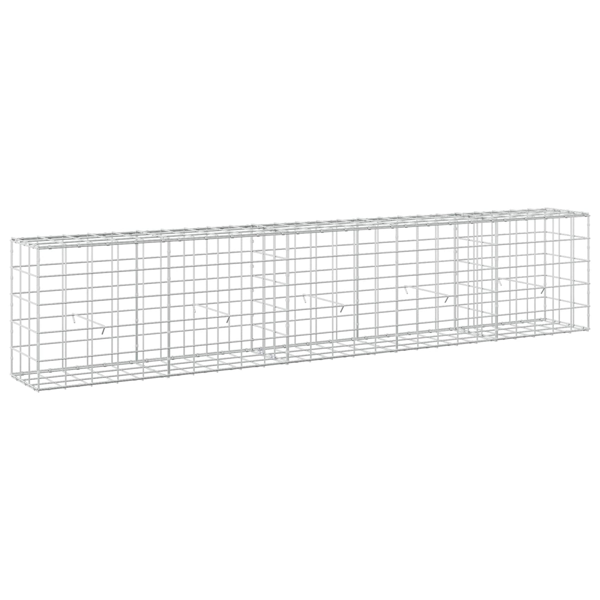 Gabion s žicom debljine 3,5 mm i mrežom 10x10 cm 250x30x50 cm