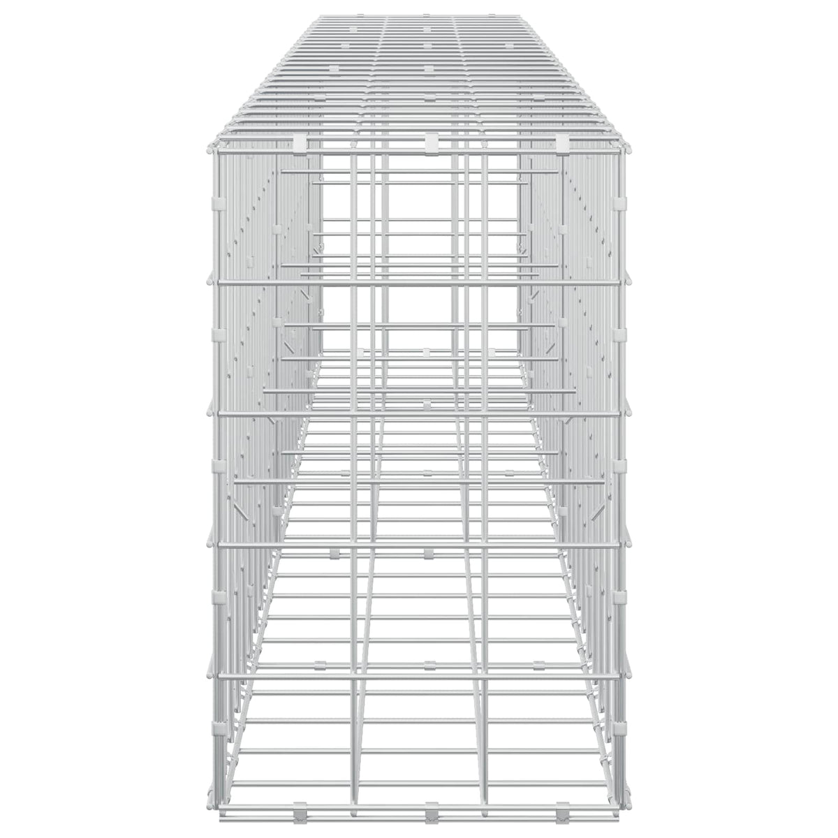 Gabion s žicom debljine 3,5 mm i mrežom 10x10 cm 250x30x50 cm