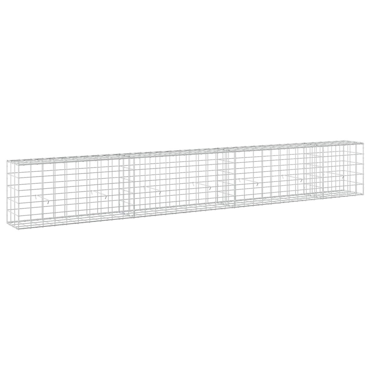 Gabion s žicom debljine 3,5 mm i mrežom 10x10 cm 350x30x50 cm