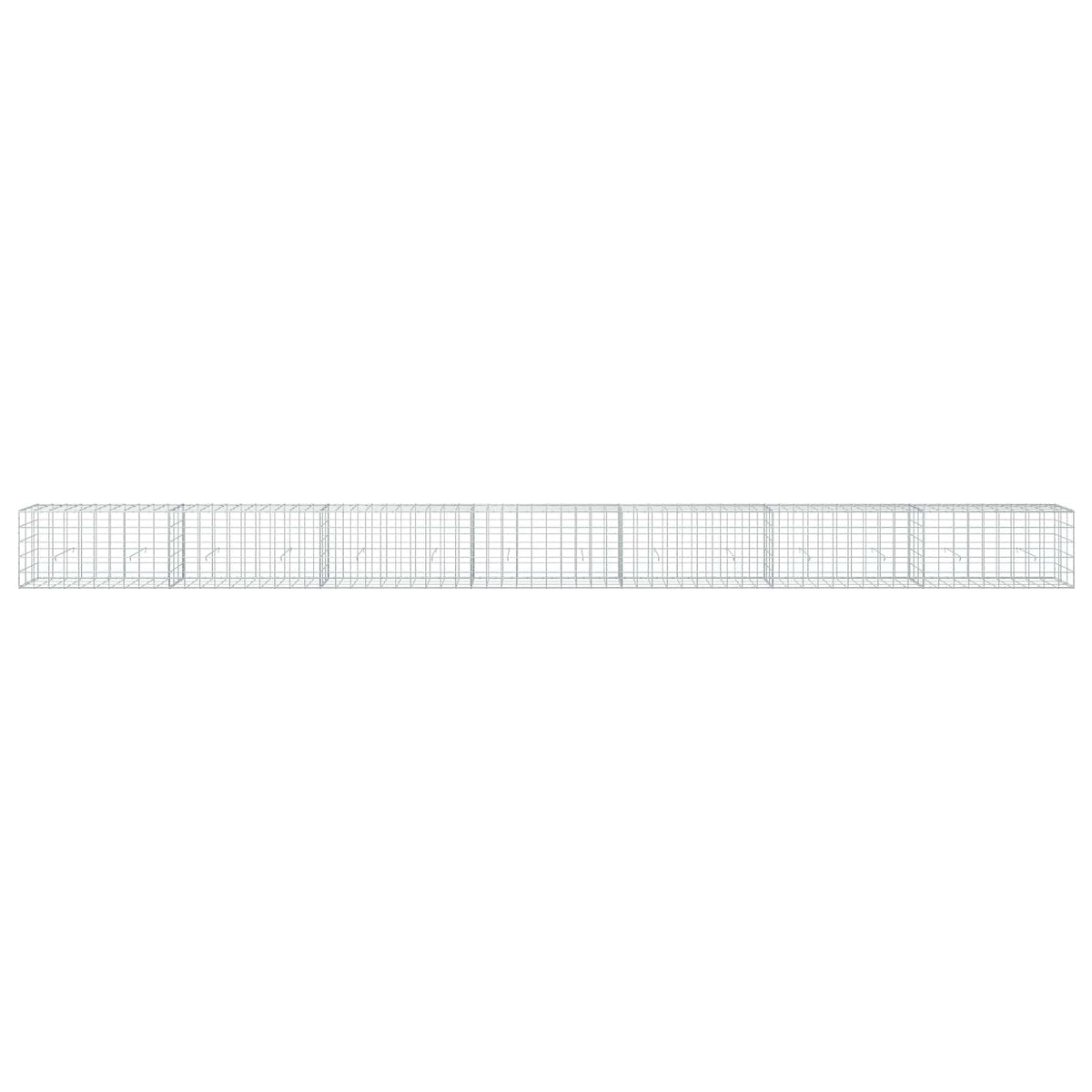 Gabion s žicom debljine 3,5 mm i mrežom 10x10 cm 700x30x50 cm
