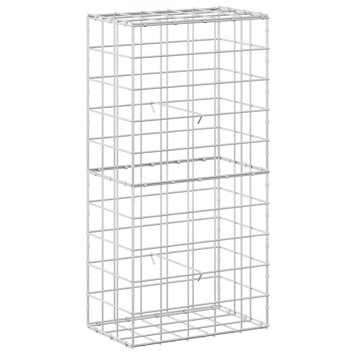 Gabion s žicom debljine 3,5 mm i mrežom 10x10 cm 50x30x100 cm