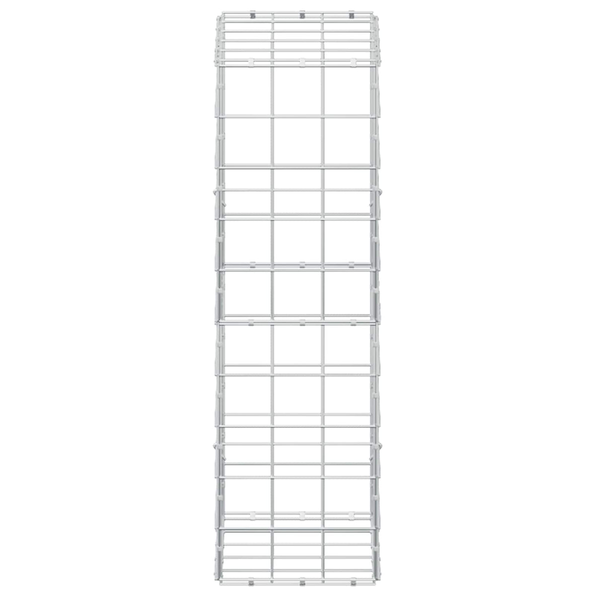 Gabion s žicom debljine 3,5 mm i mrežom 10x10 cm 50x30x100 cm