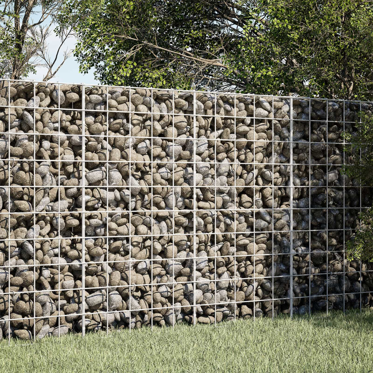 Gabion s žicom debljine 3,5 mm i mrežom 10x10 cm 100x30x100 cm
