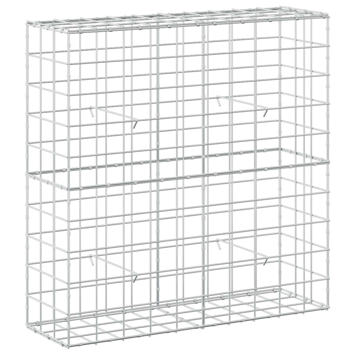 Gabion s žicom debljine 3,5 mm i mrežom 10x10 cm 100x30x100 cm