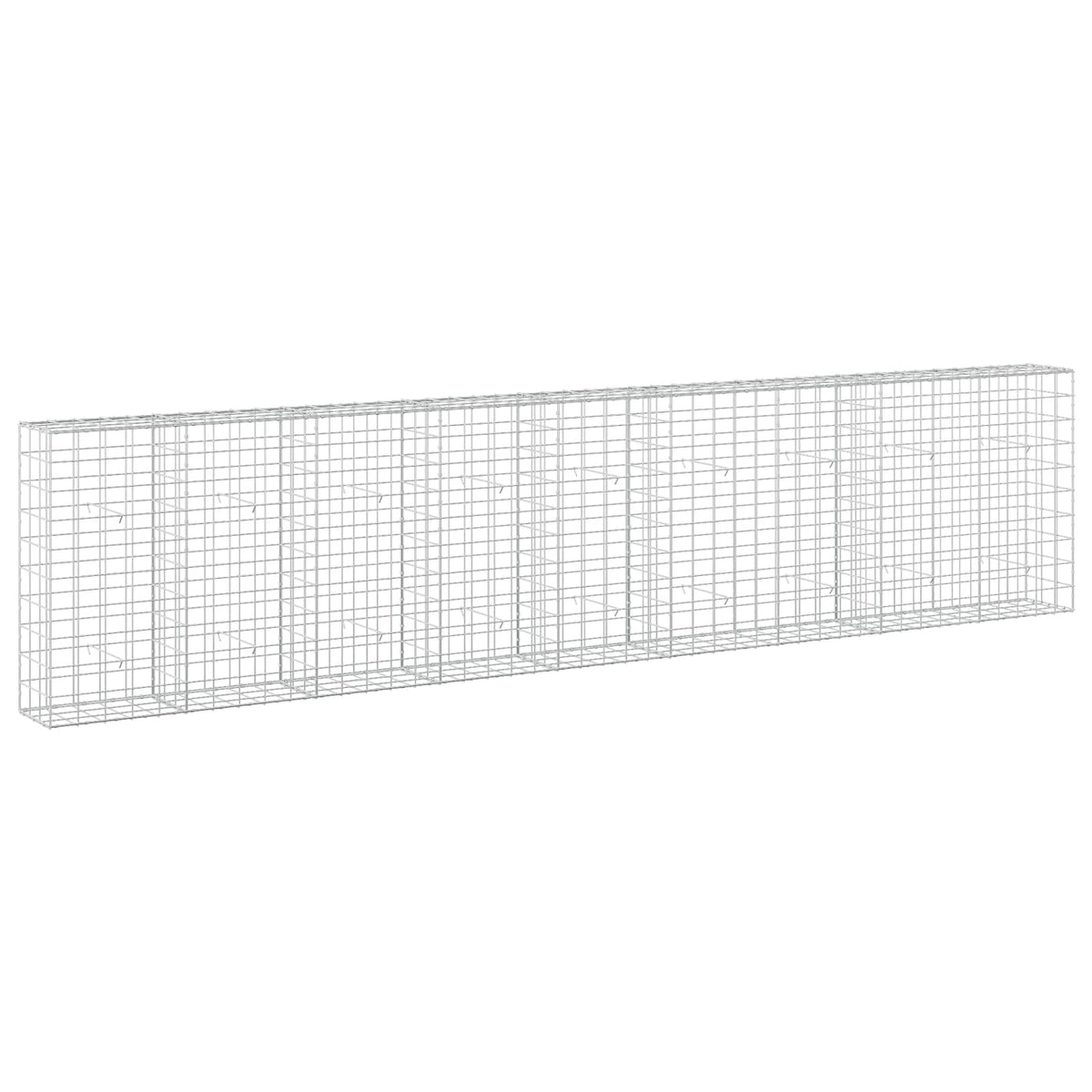 Gabion s žicom debljine 3,5 mm i mrežom 10x10 cm 450x30x100 cm
