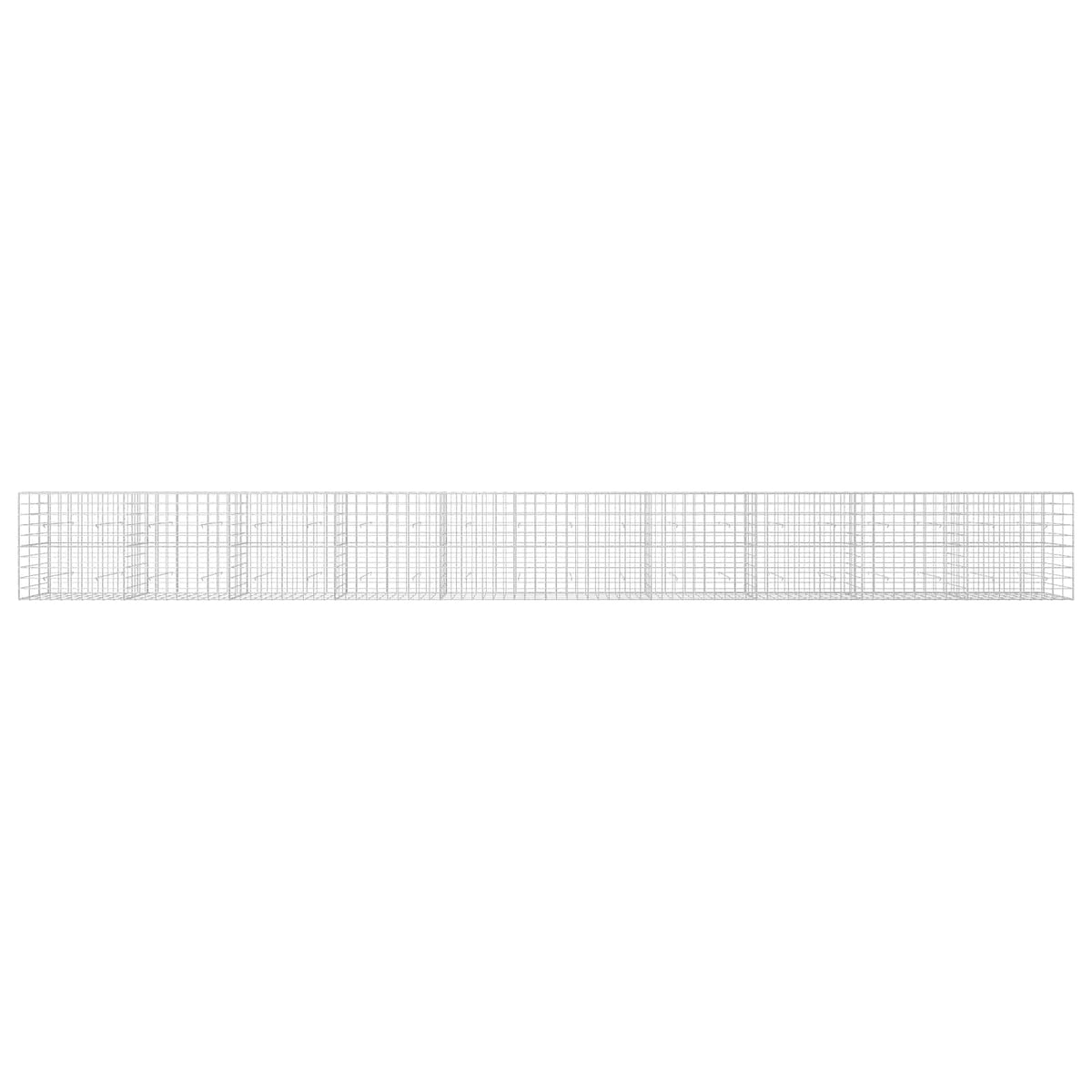 Gabion s žicom debljine 3,5 mm i mrežom 10x10 cm 1000x30x100 cm