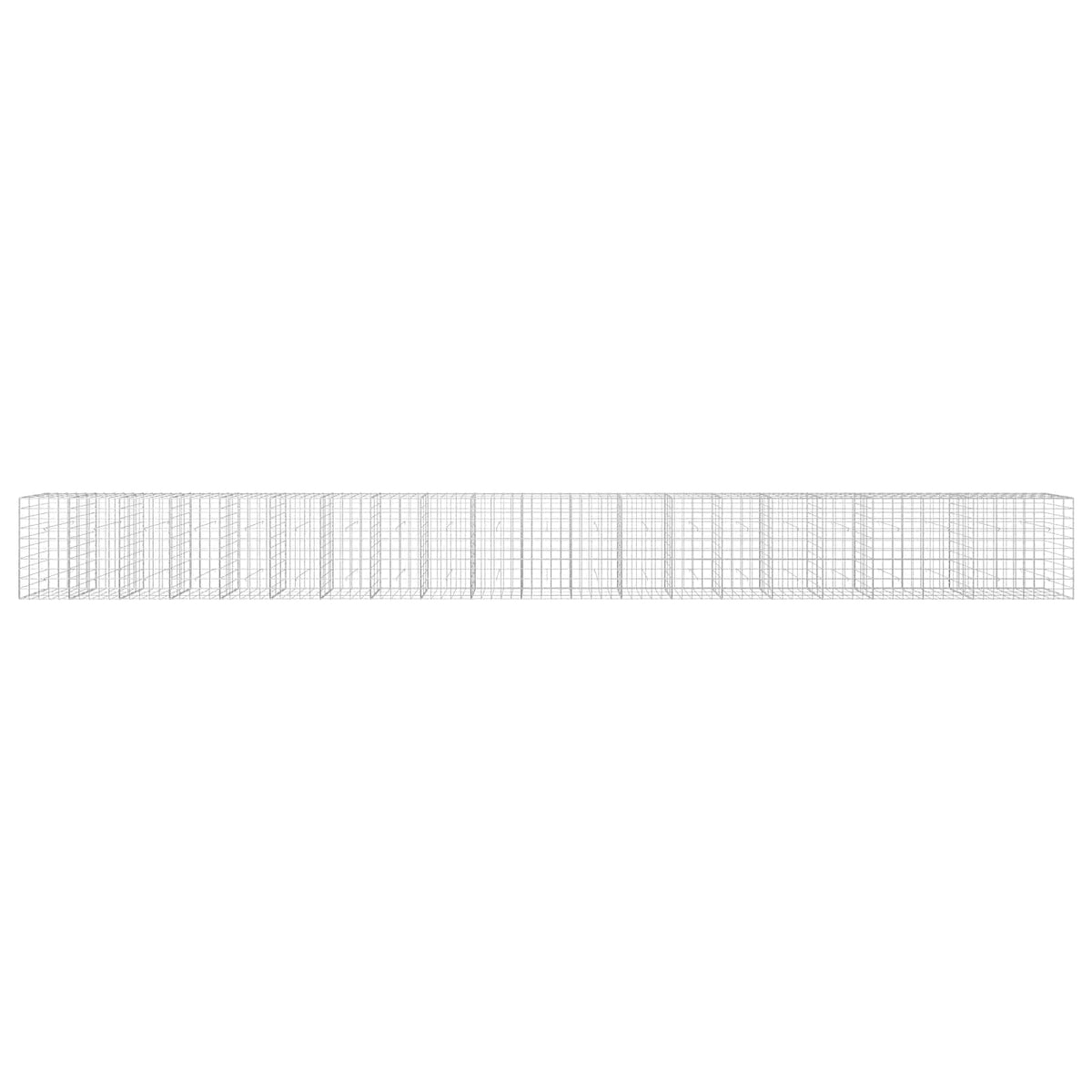 Gabion s žicom debljine 3,5 mm i mrežom 10x10 cm 1050x30x100 cm