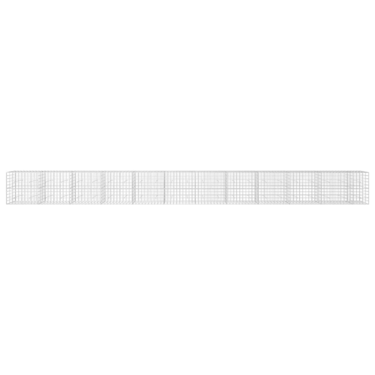 Gabion s žicom debljine 3,5 mm i mrežom 10x10 cm 1150x30x100 cm