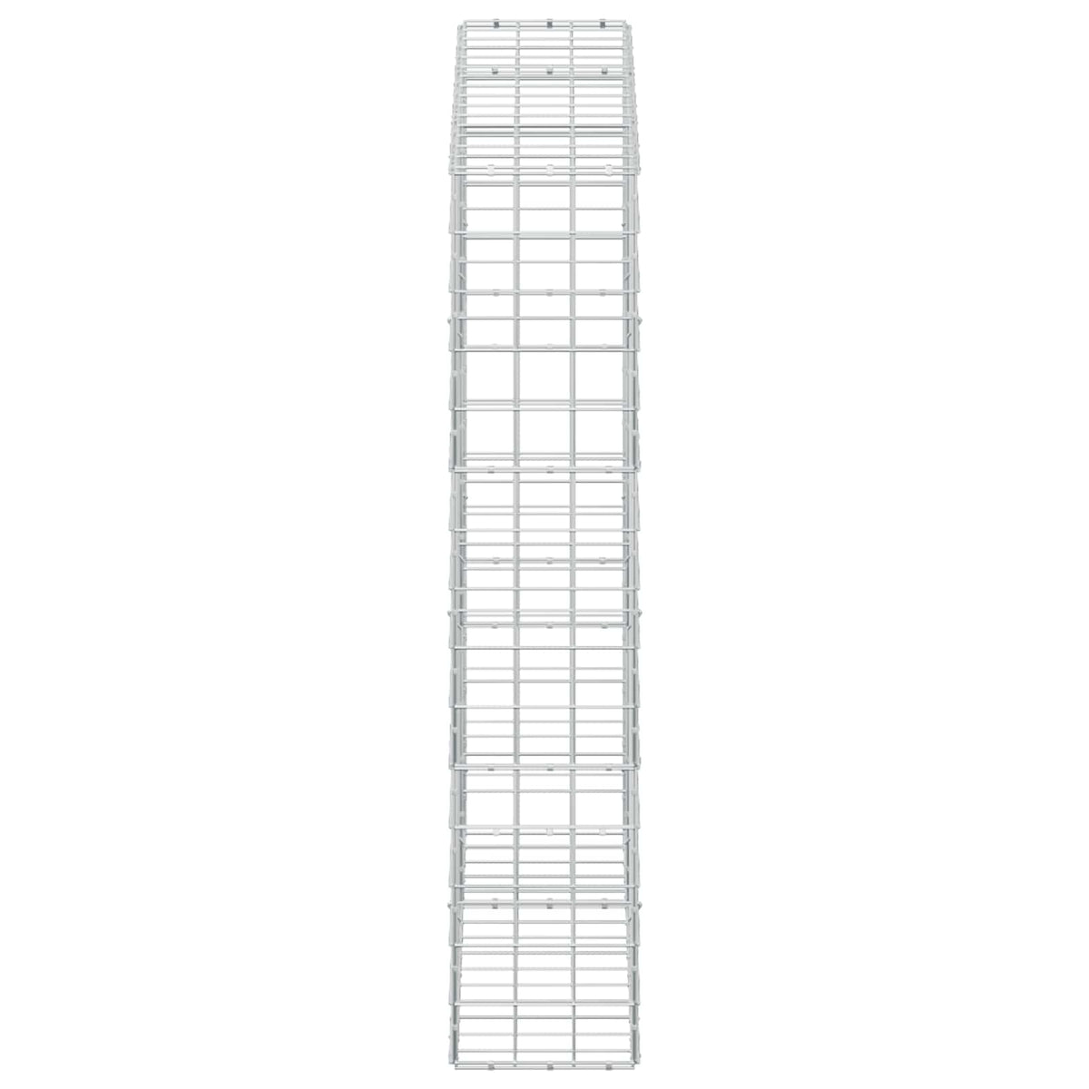 Gabion s žicom debljine 3,5 mm i mrežom 10x10 cm 150x30x150 cm