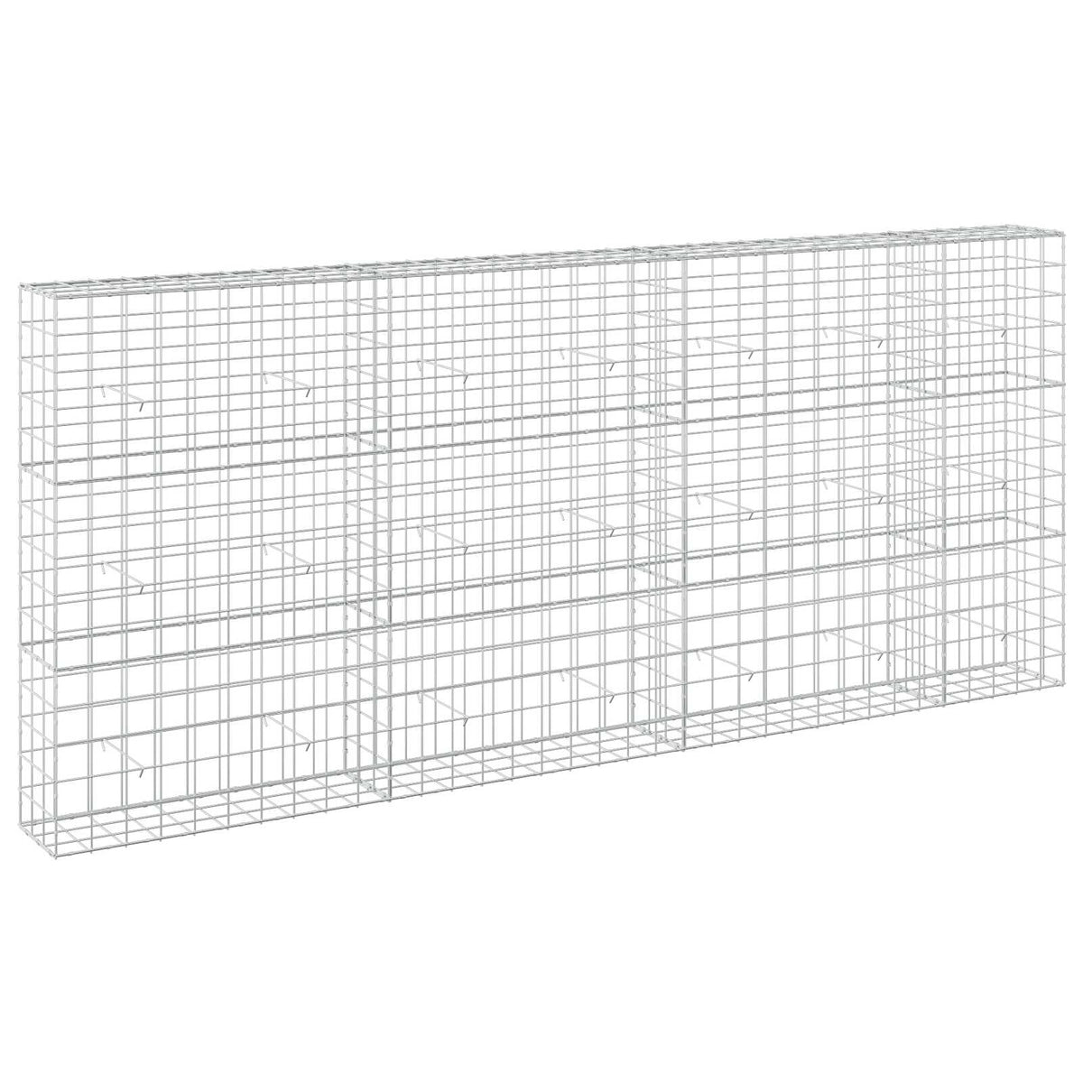Gabion s žicom debljine 3,5 mm i mrežom 10x10 cm 350x30x150 cm