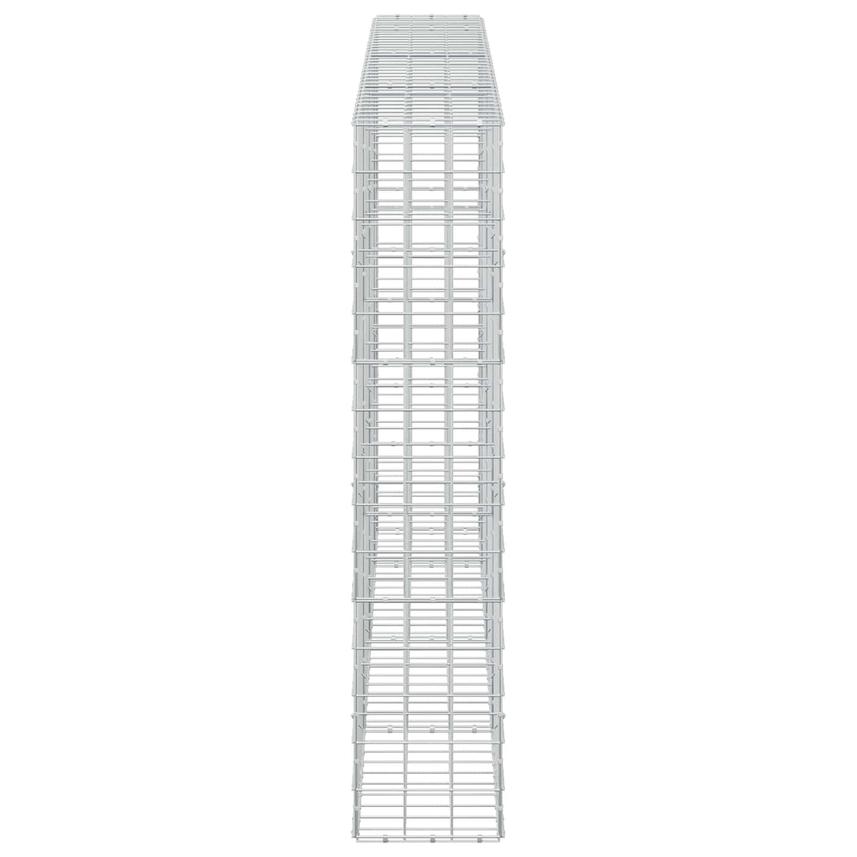 Gabion s žicom debljine 3,5 mm i mrežom 10x10 cm 350x30x150 cm