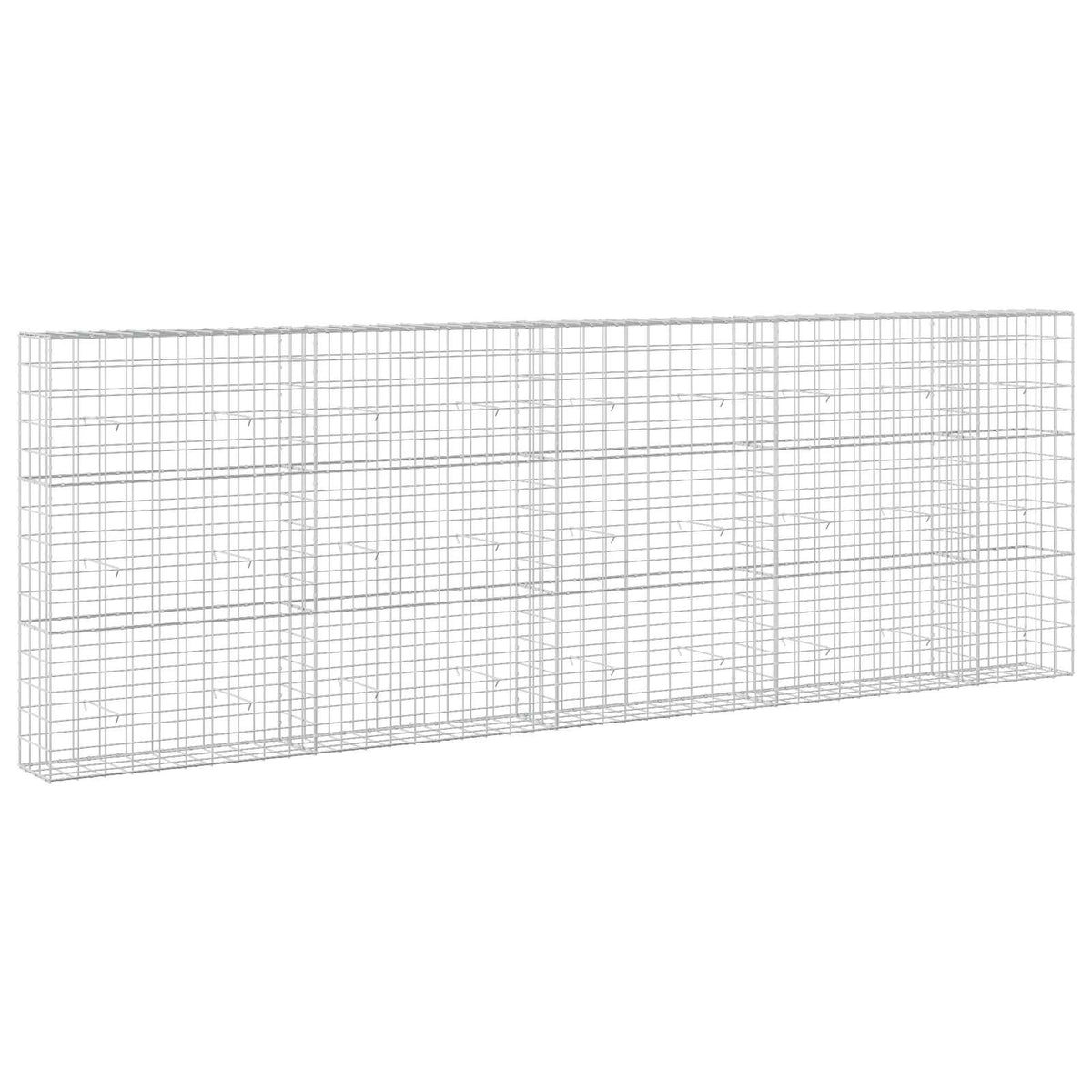 Gabion s žicom debljine 3,5 mm i mrežom 10x10 cm 450x30x150 cm