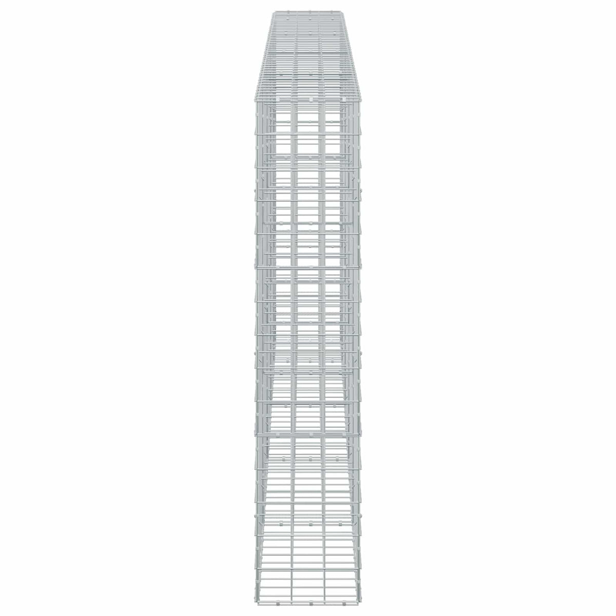 Gabion s žicom debljine 3,5 mm i mrežom 10x10 cm 450x30x150 cm