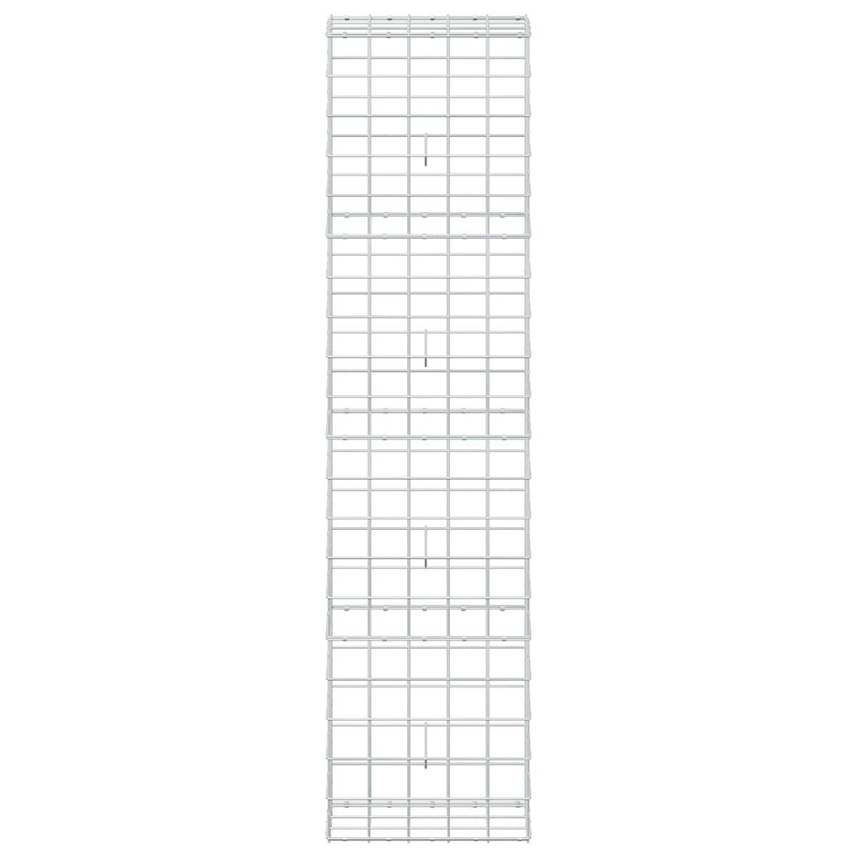 Gabion s žicom debljine 3,5 mm i mrežom 10x10 cm 50x30x200 cm