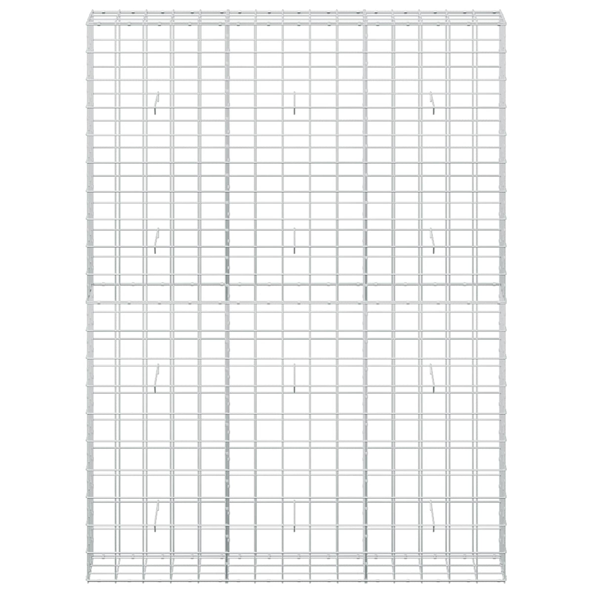 Gabion s žicom debljine 3,5 mm i mrežom 10x10 cm 150x30x200 cm