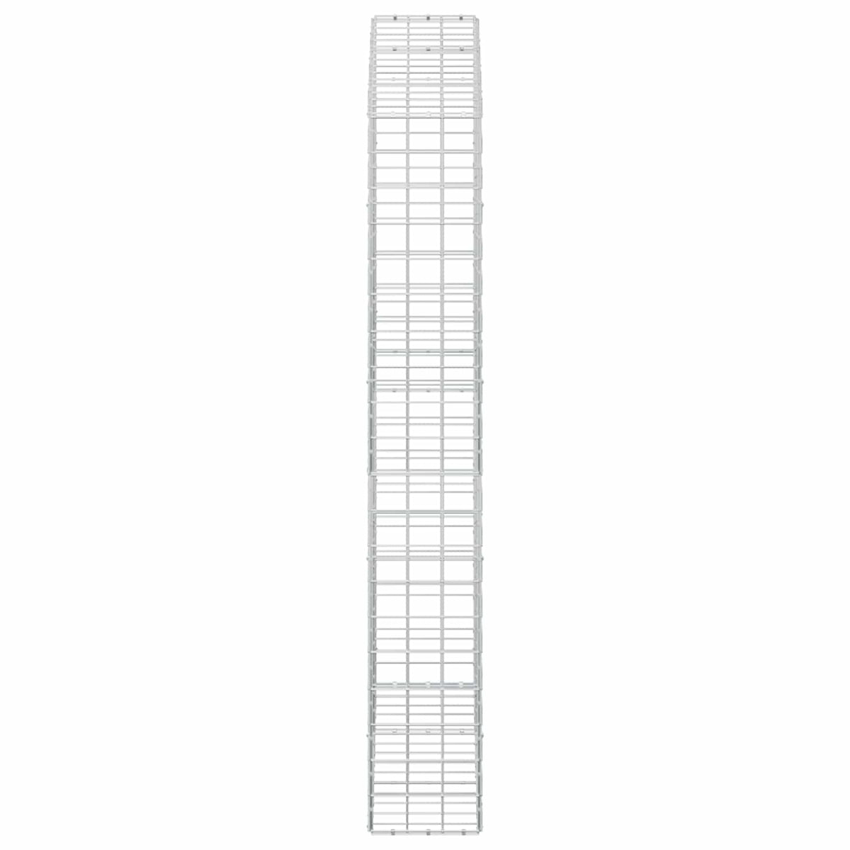 Gabion s žicom debljine 3,5 mm i mrežom 10x10 cm 150x30x200 cm