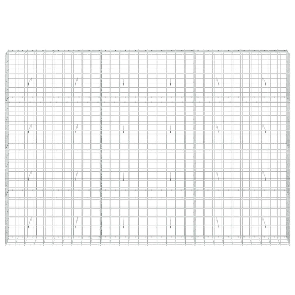 Gabion s žicom debljine 3,5 mm i mrežom 10x10 cm 300x30x200 cm