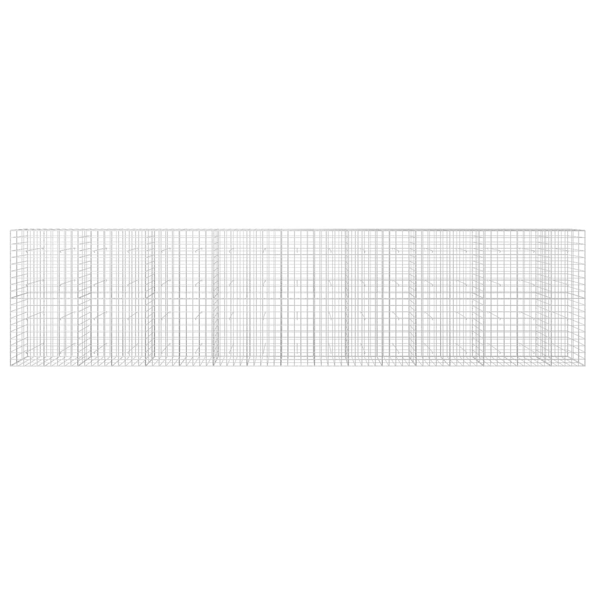 Gabion s žicom debljine 3,5 mm i mrežom 10x10 cm 850x30x200 cm