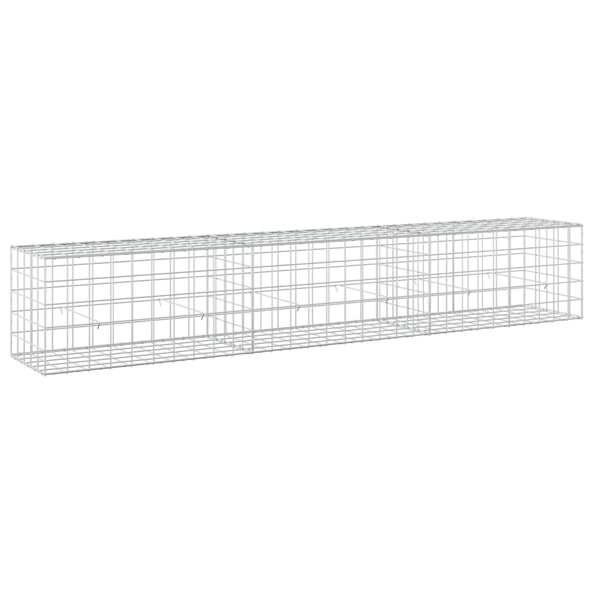 Gabion s žicom debljine 3,5 mm i mrežom 10x10 cm 300x50x50 cm