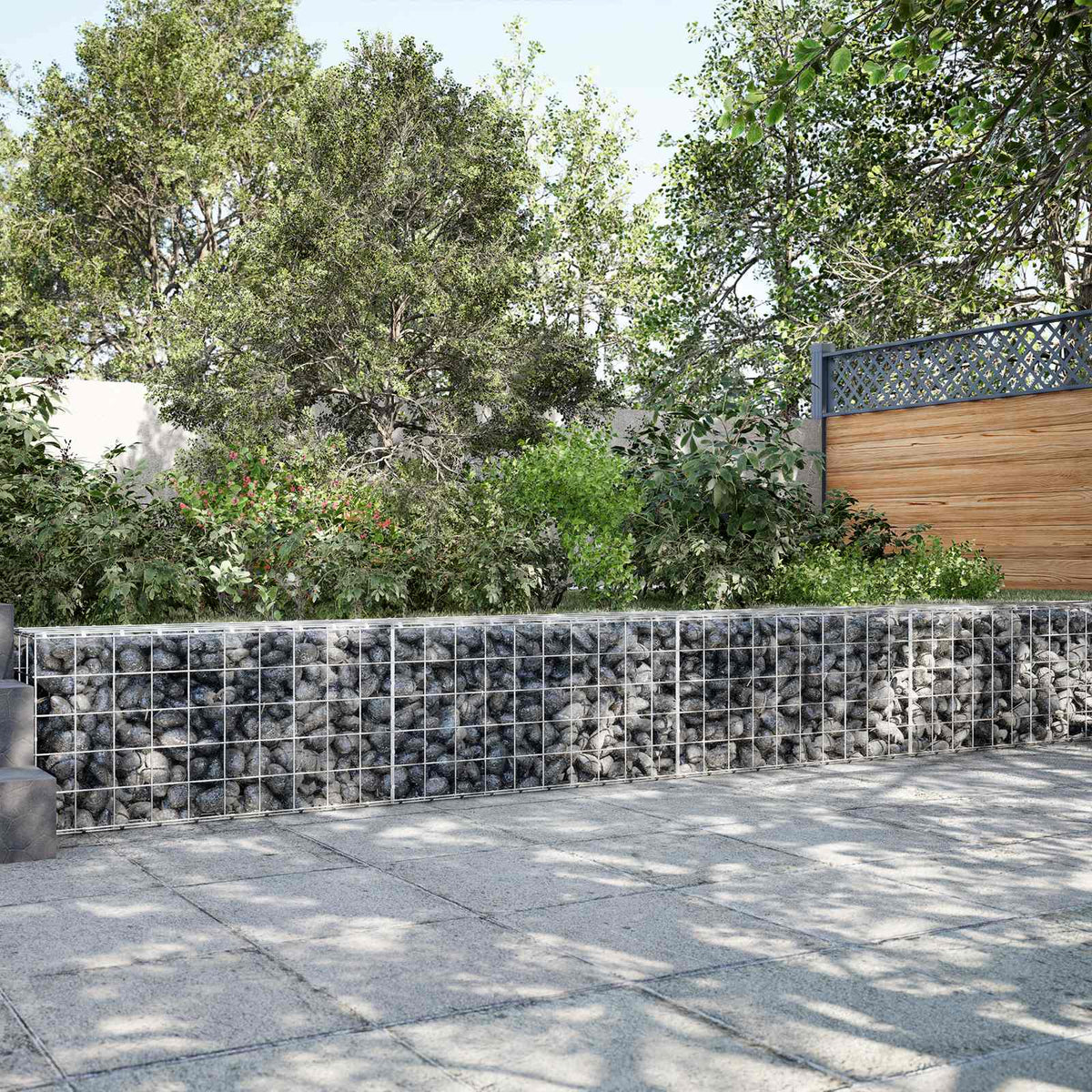 Gabion s žicom debljine 3,5 mm i mrežom 10x10 cm 450x50x50 cm