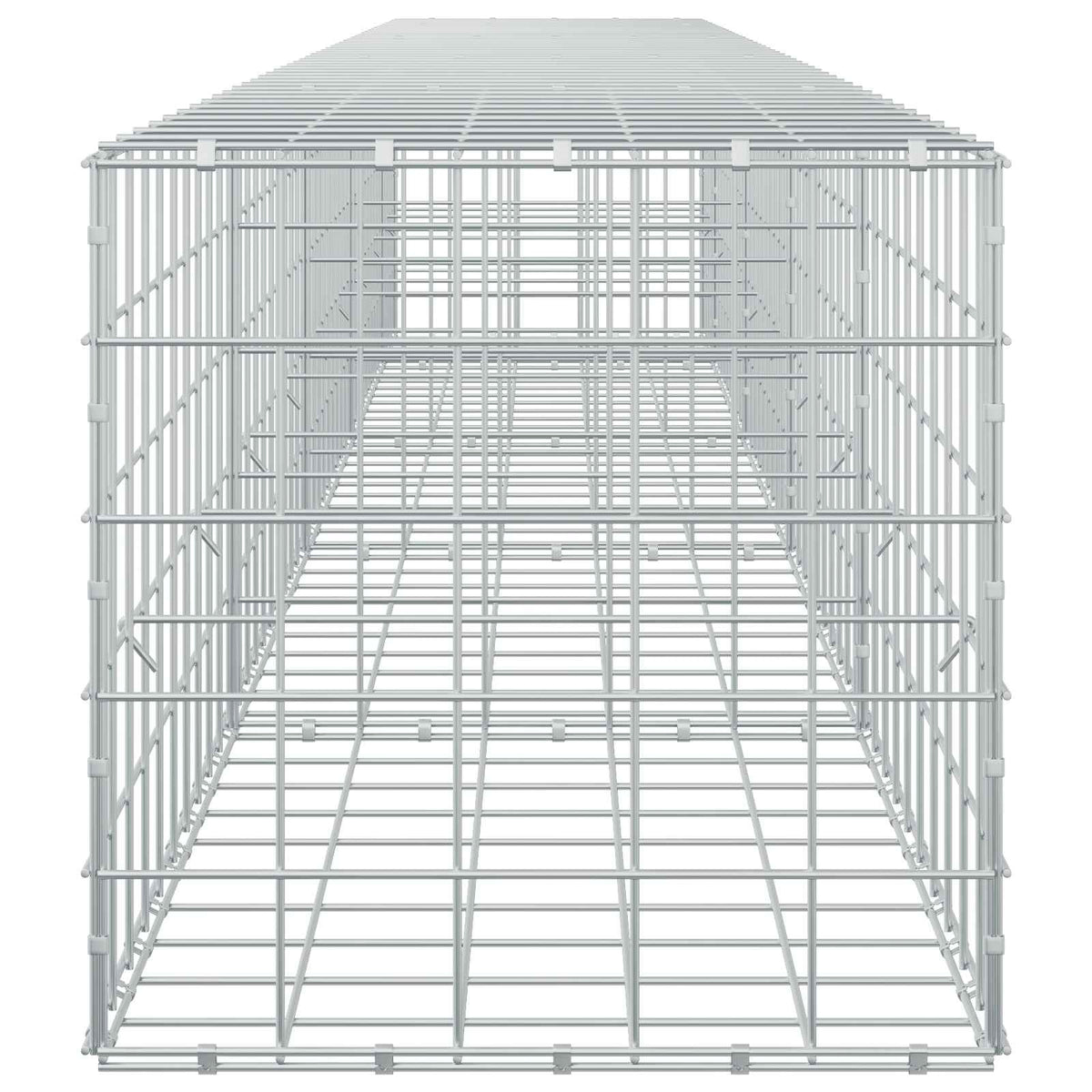 Gabion s žicom debljine 3,5 mm i mrežom 10x10 cm 450x50x50 cm