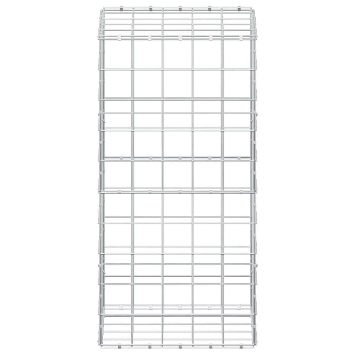 Gabion s žicom debljine 3,5 mm i mrežom 10x10 cm 50x50x100 cm