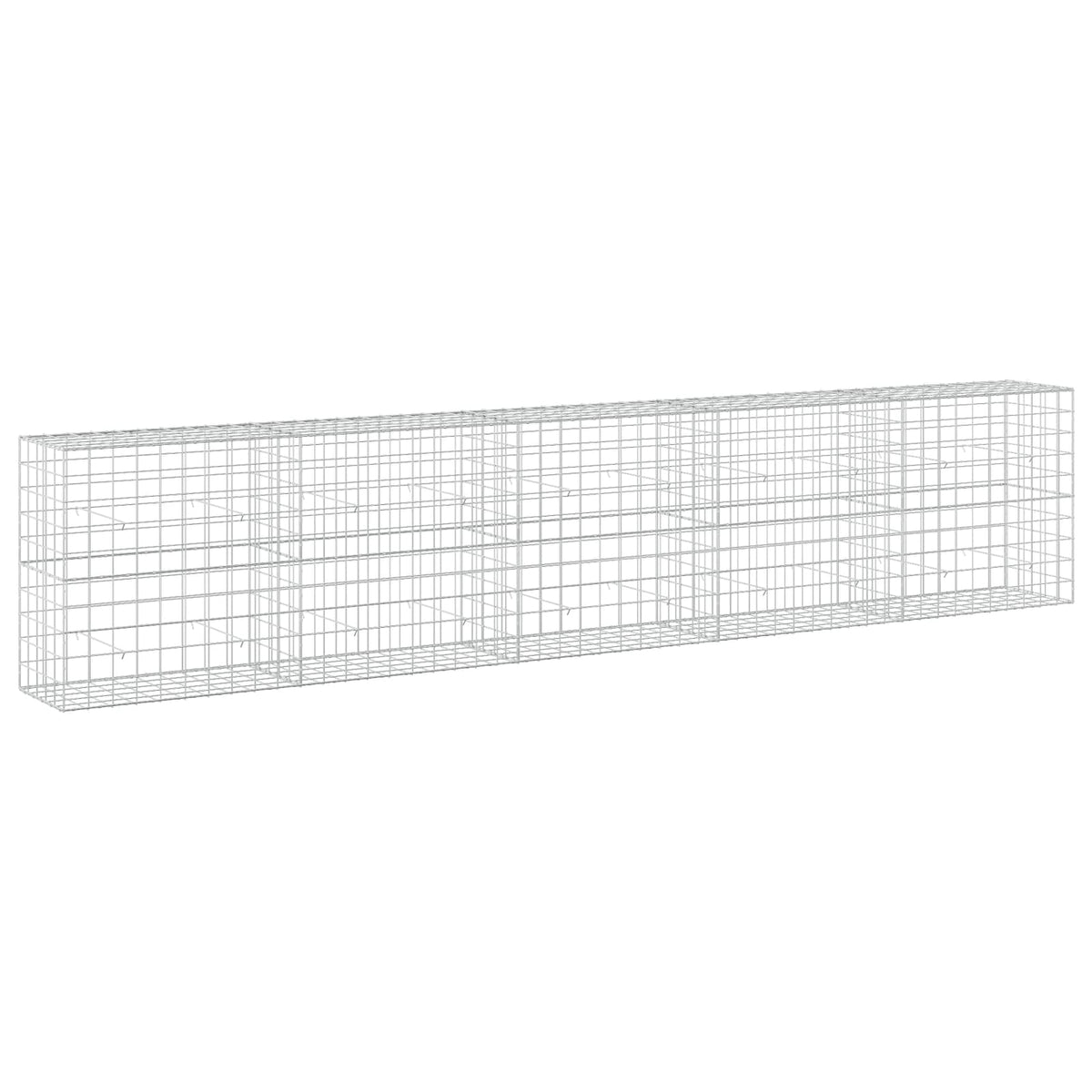 Gabion s žicom debljine 3,5 mm i mrežom 10x10 cm 500x50x100 cm